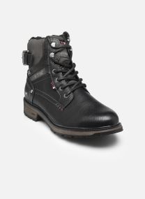 Veterlaarsjes 15M0021001 heren zwart Mustang shoes Veterlaarsjes 15M0021001 heren zwart Black