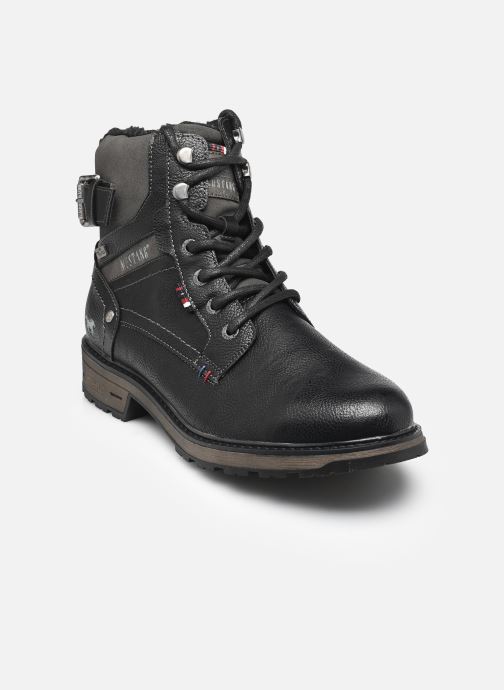 Mustang shoes Bottines à lacets 15M0021001 homme noir