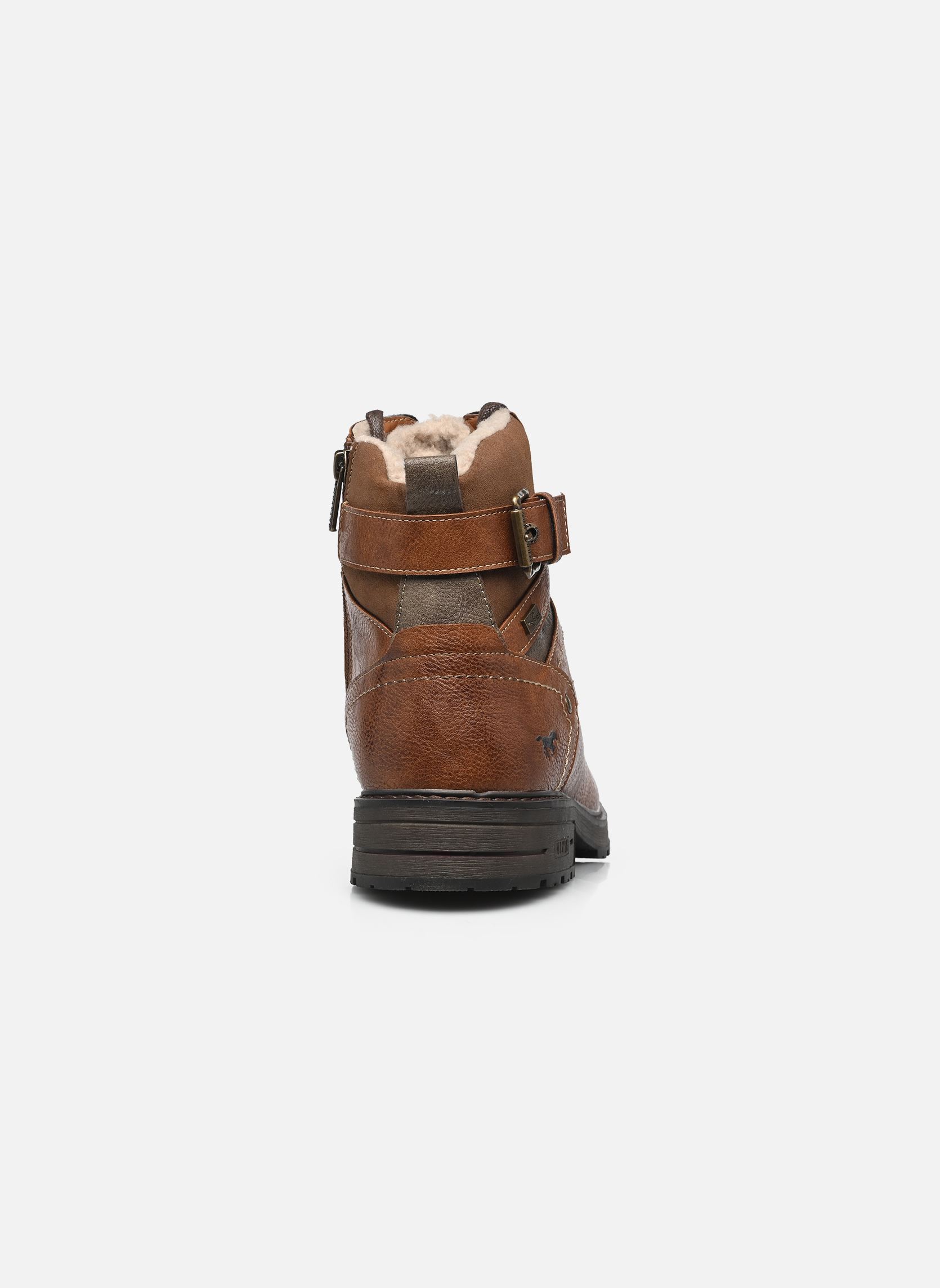 Veterlaarsjes 15M0021001 heren bruin Mustang shoes Veterlaarsjes 15M0021001 heren bruin Brown
