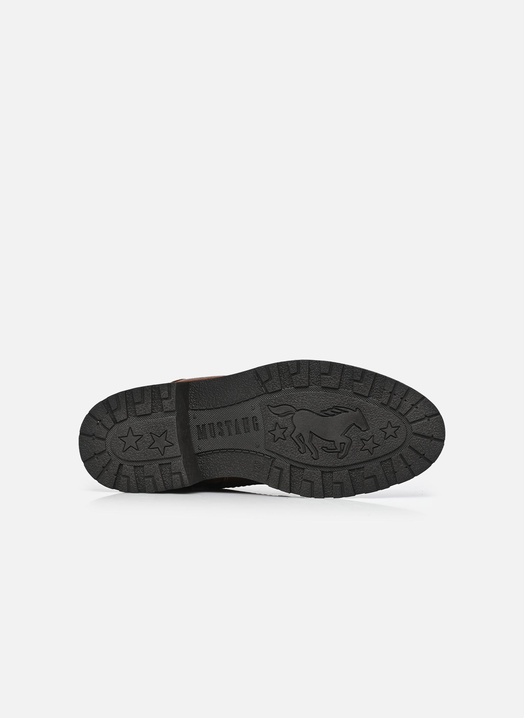 Veterlaarsjes 15M0021001 heren bruin Mustang shoes Veterlaarsjes 15M0021001 heren bruin Brown