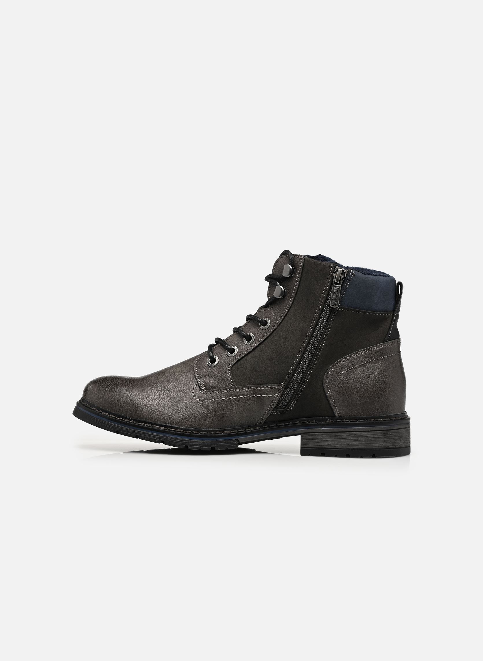 Bottines à lacets 15M0031006 homme gris Mustang shoes Bottines à lacets 15M0031006 homme gris GREY