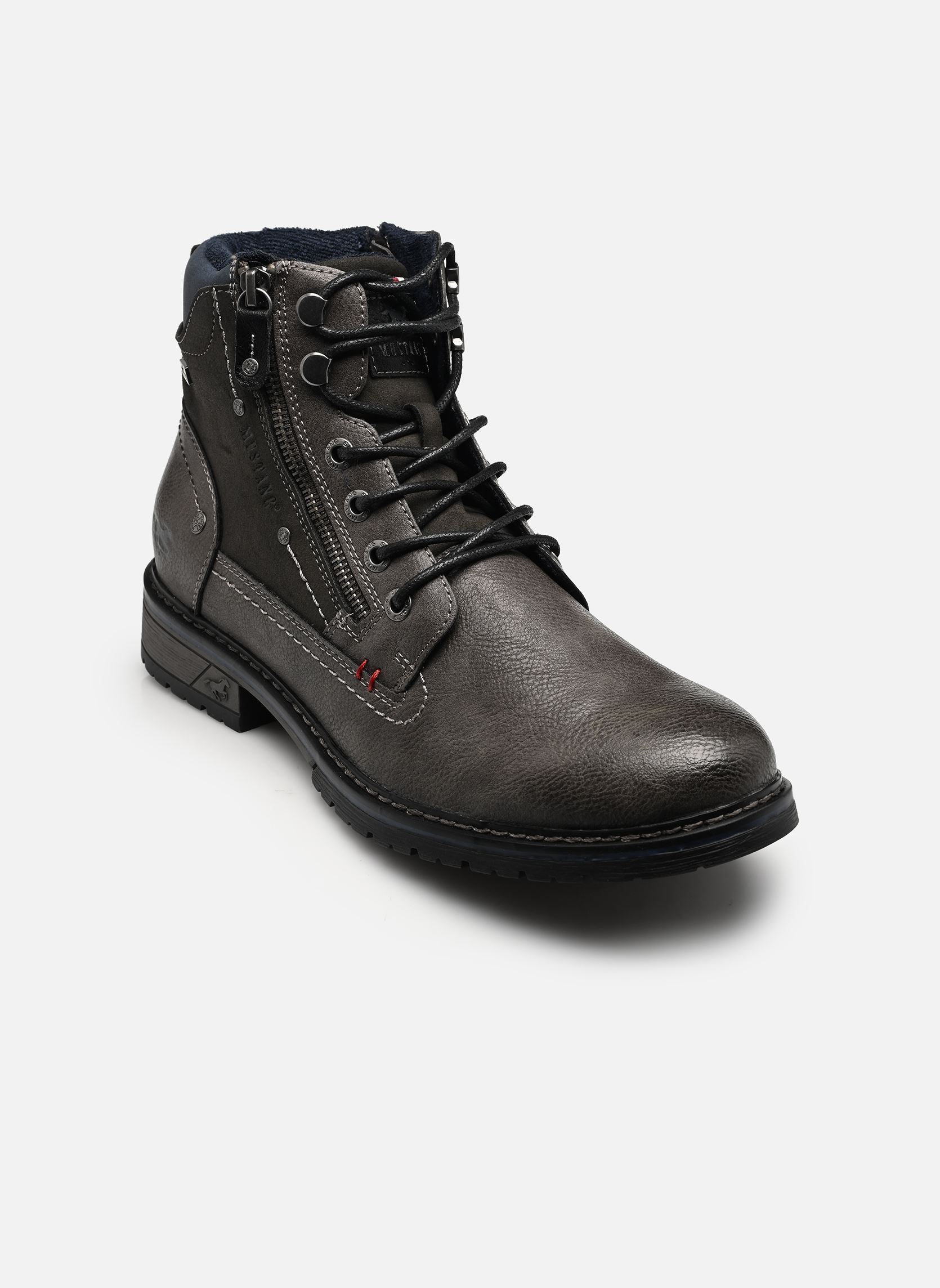 Bottines à lacets 15M0031006 homme gris Mustang shoes Bottines à lacets 15M0031006 homme gris GREY