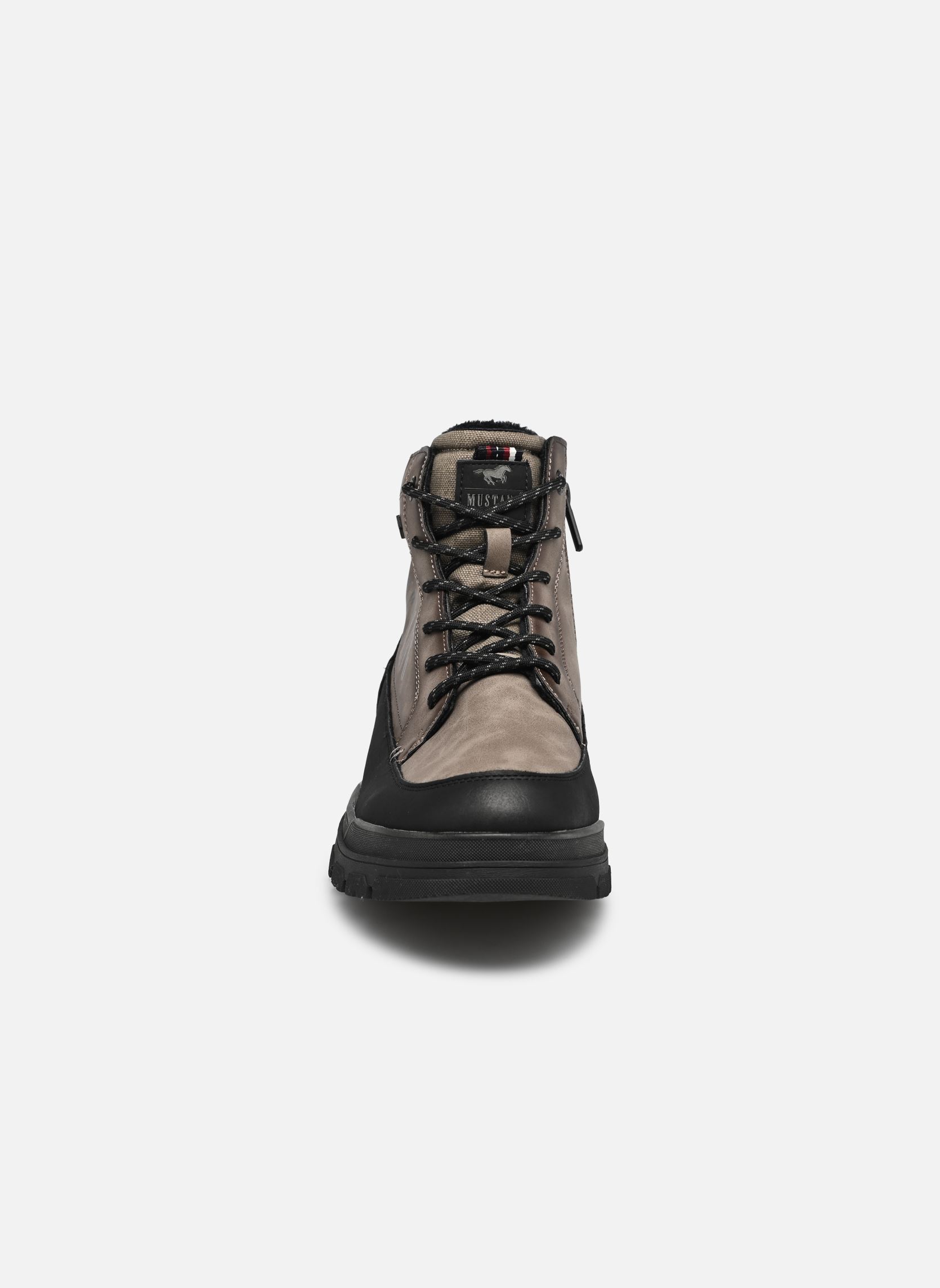 Bottines à lacets 15M0101004 homme gris Mustang shoes Bottines à lacets 15M0101004 homme gris MUD