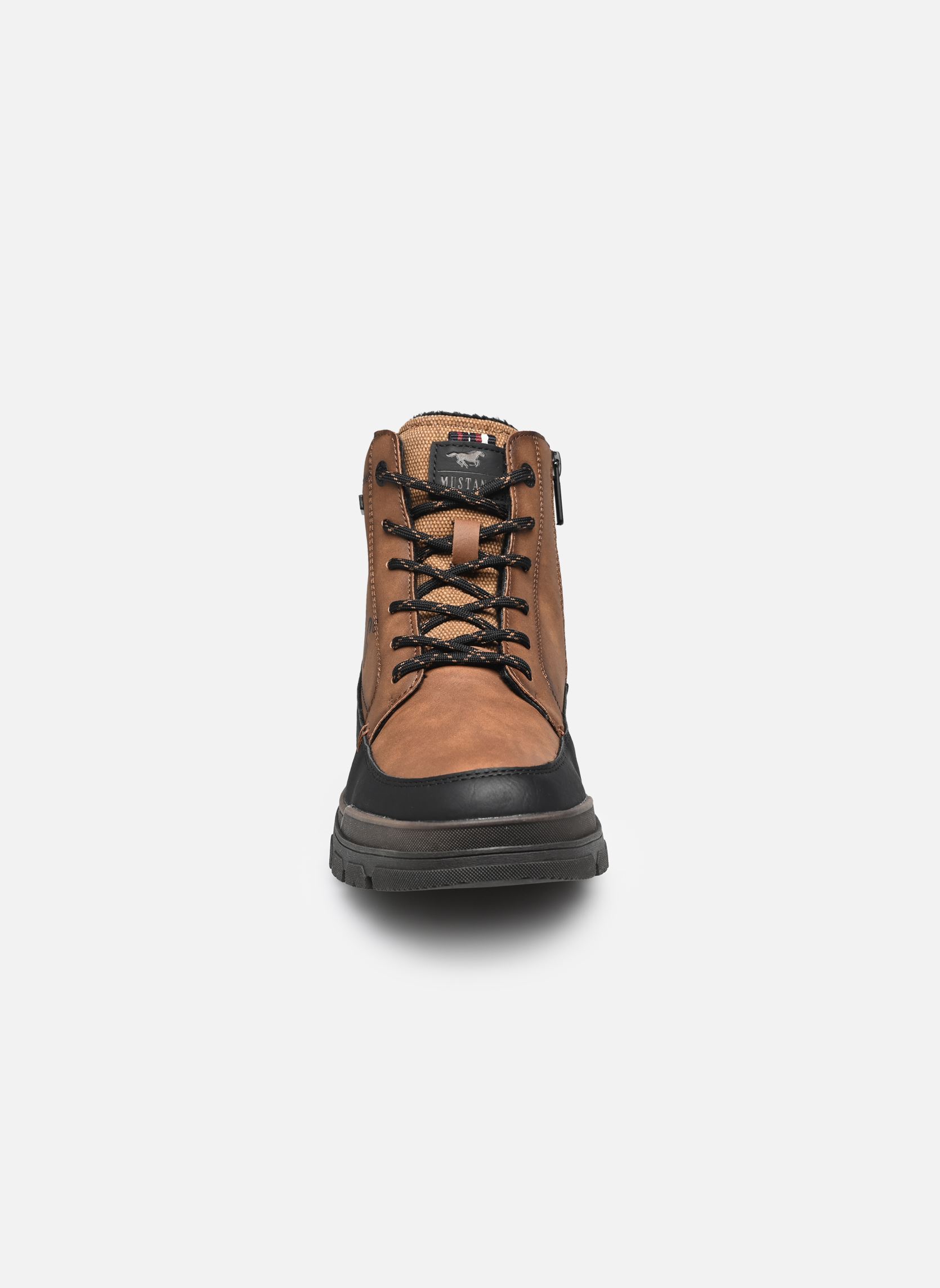 Veterlaarsjes 15M0101004 heren bruin Mustang shoes Veterlaarsjes 15M0101004 heren bruin COGNAC
