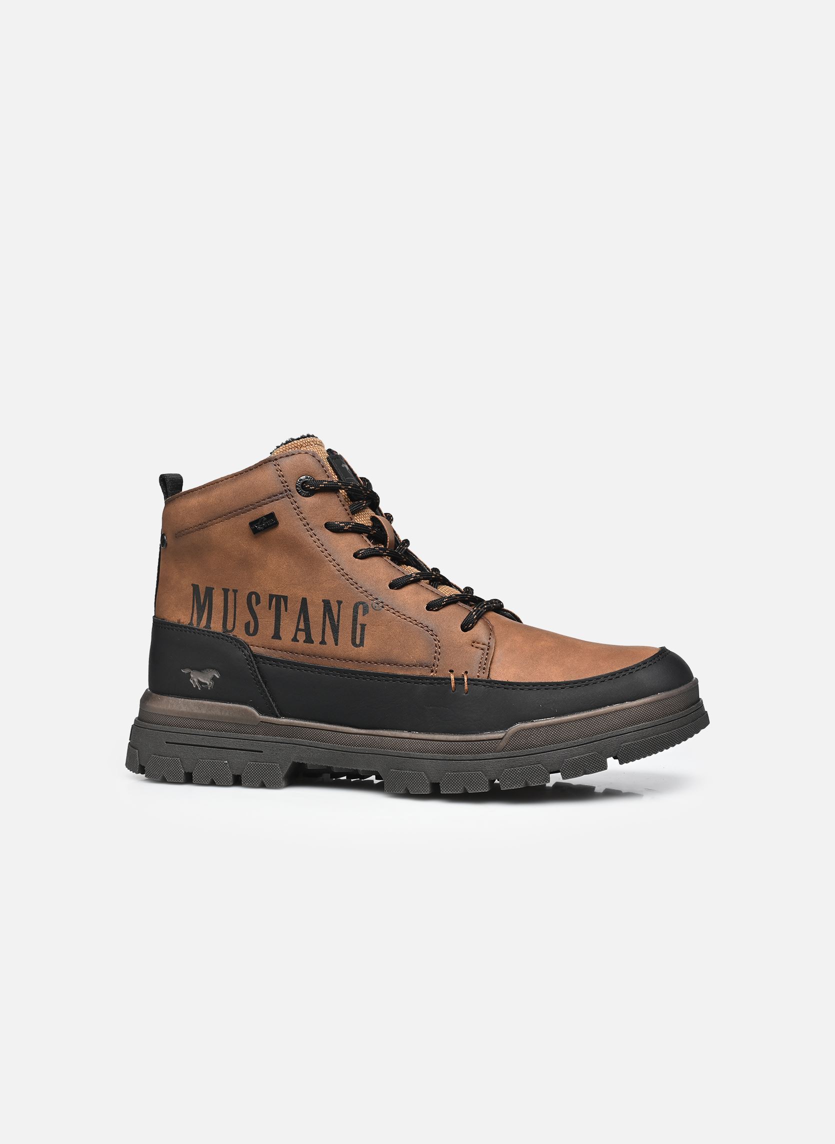 Veterlaarsjes 15M0101004 heren bruin Mustang shoes Veterlaarsjes 15M0101004 heren bruin COGNAC