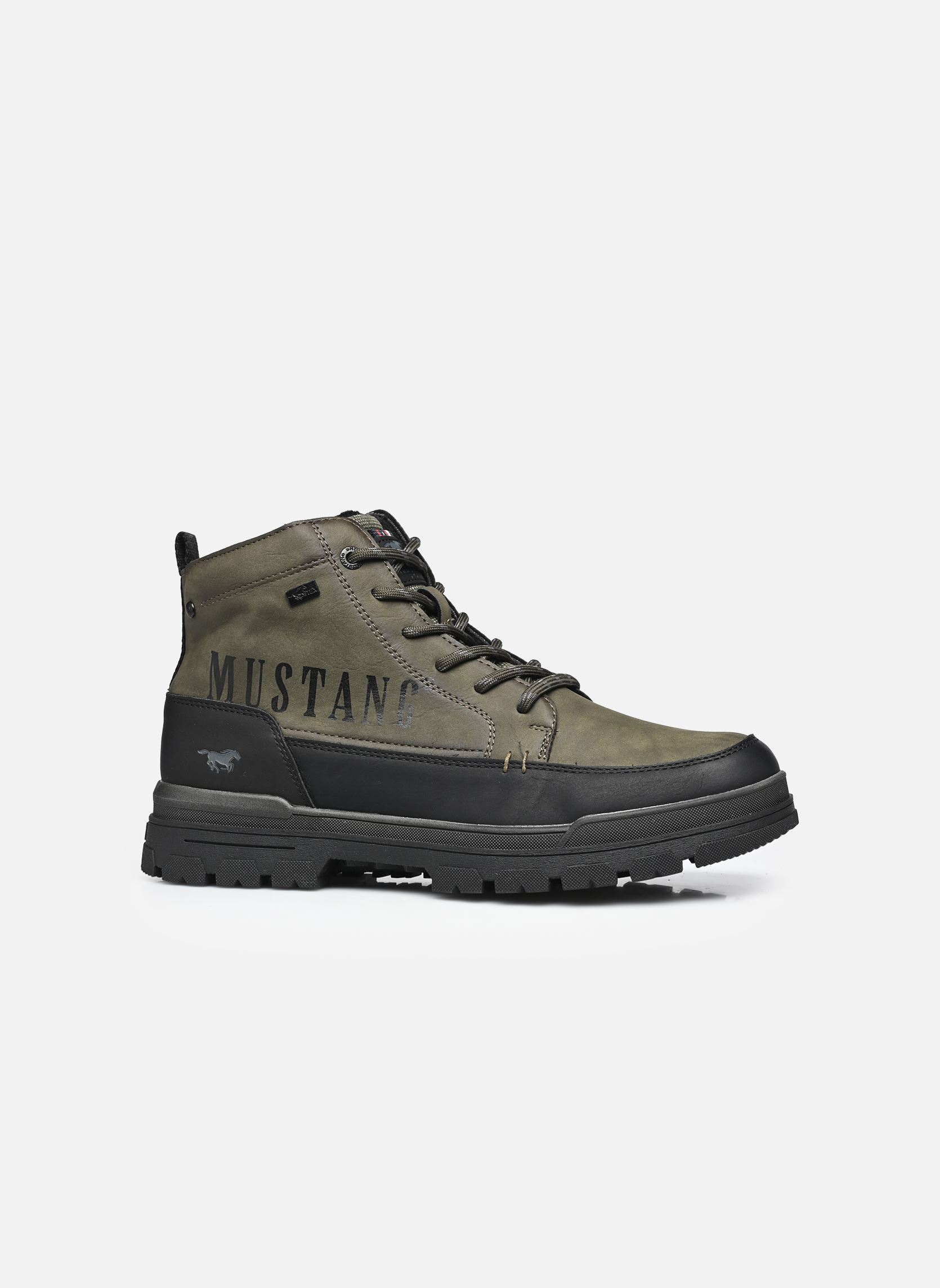 Bottines à lacets 15M0101004 homme vert Mustang shoes Bottines à lacets 15M0101004 homme vert OLIVE