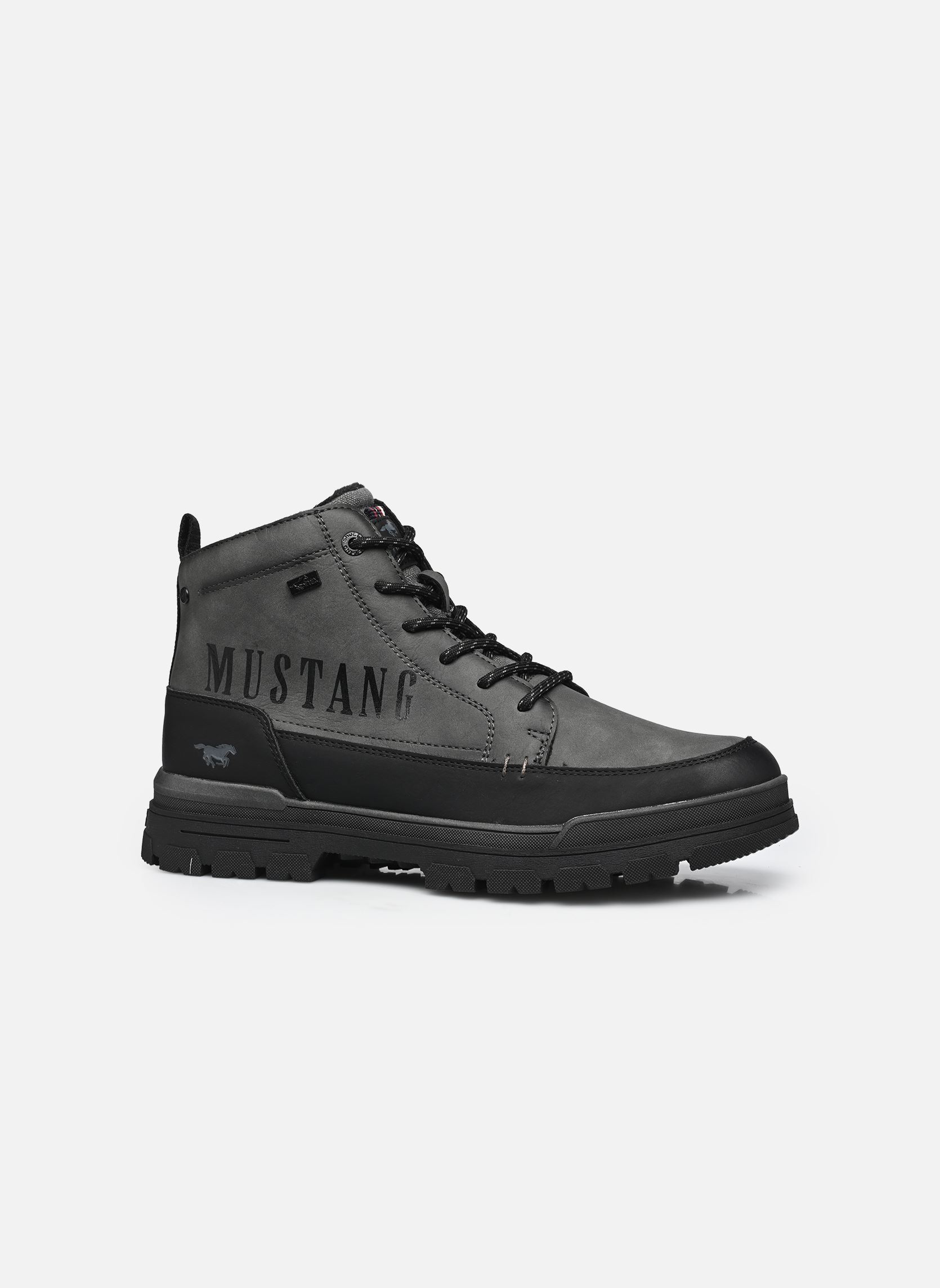 Veterlaarsjes 15M0101004 heren grijs Mustang shoes Veterlaarsjes 15M0101004 heren grijs GREY