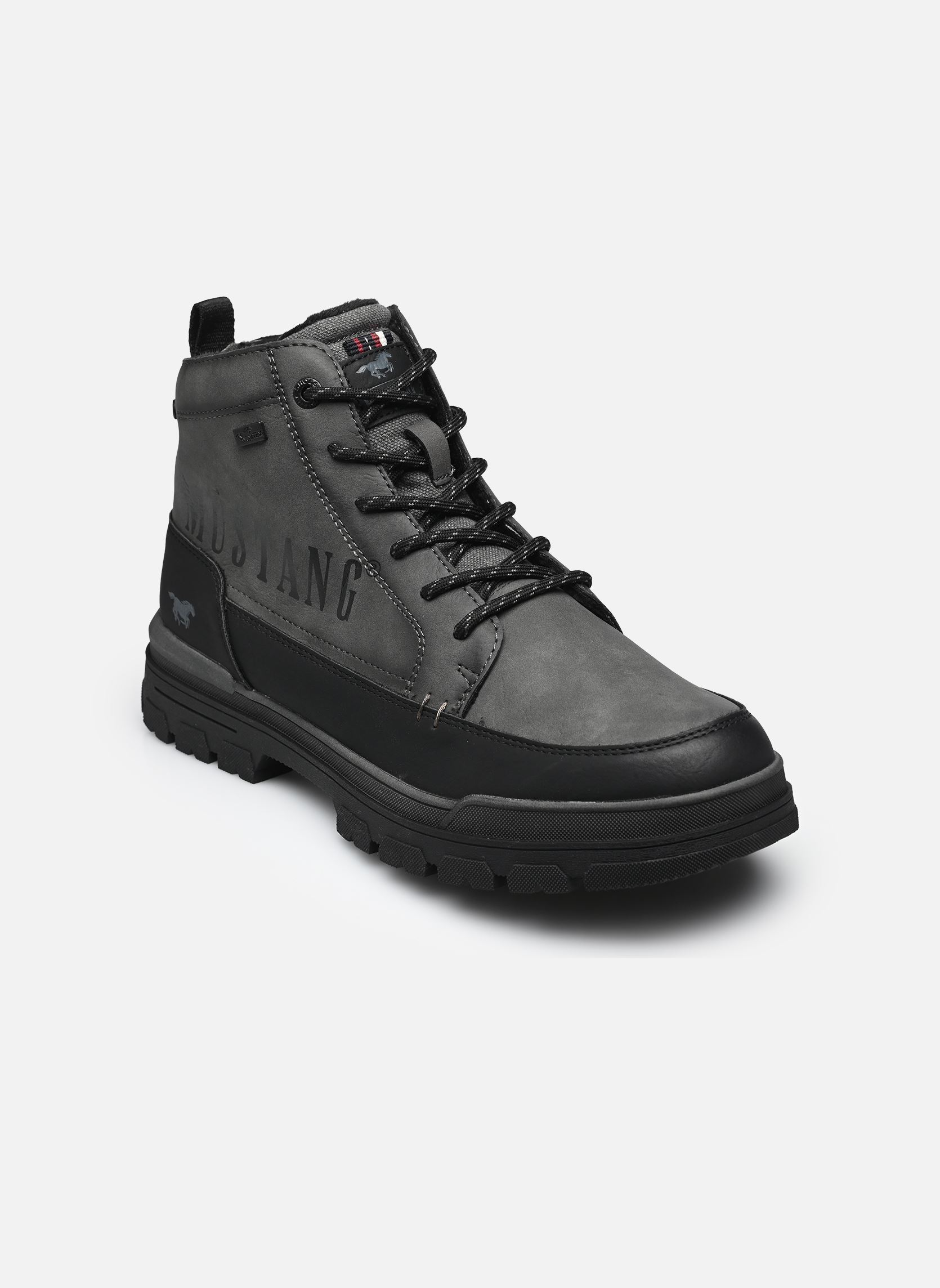 Veterlaarsjes 15M0101004 heren grijs Mustang shoes Veterlaarsjes 15M0101004 heren grijs GREY