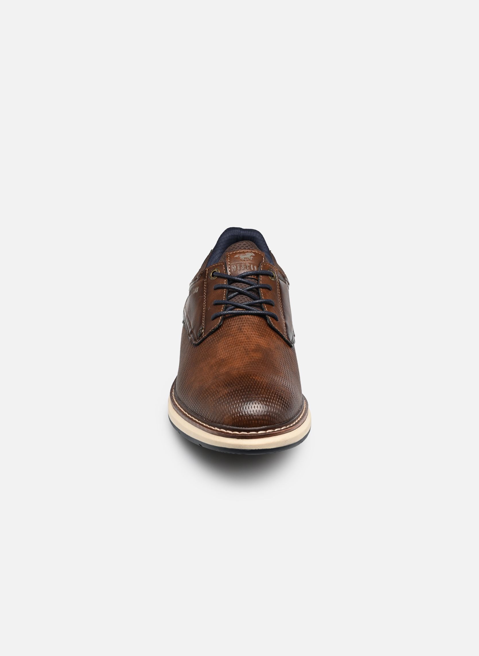 Derby schoenen 15M0141001 heren bruin Mustang shoes Derby schoenen 15M0141001 heren bruin Cognac