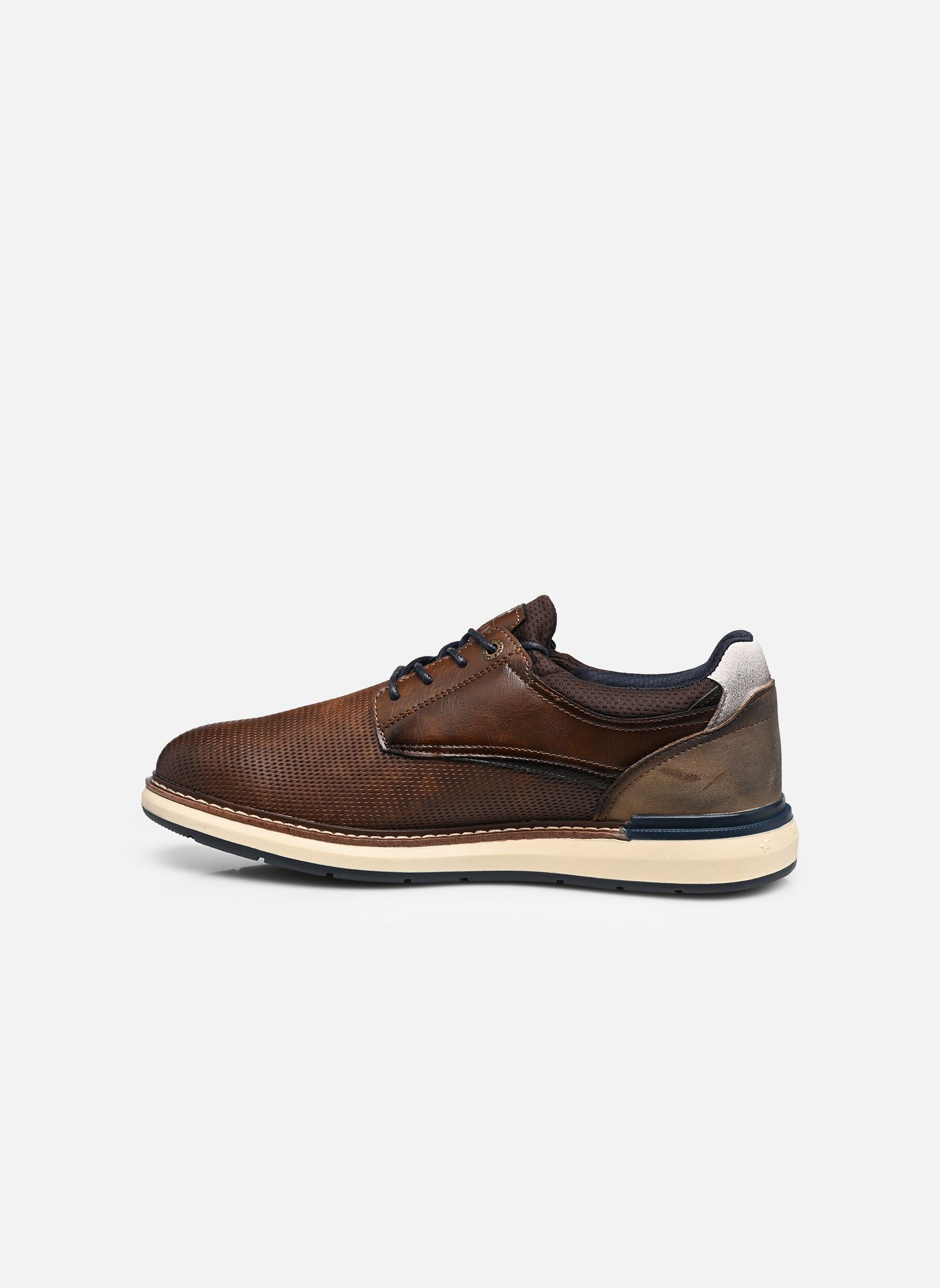 Derby schoenen 15M0141001 heren bruin Mustang shoes Derby schoenen 15M0141001 heren bruin Cognac