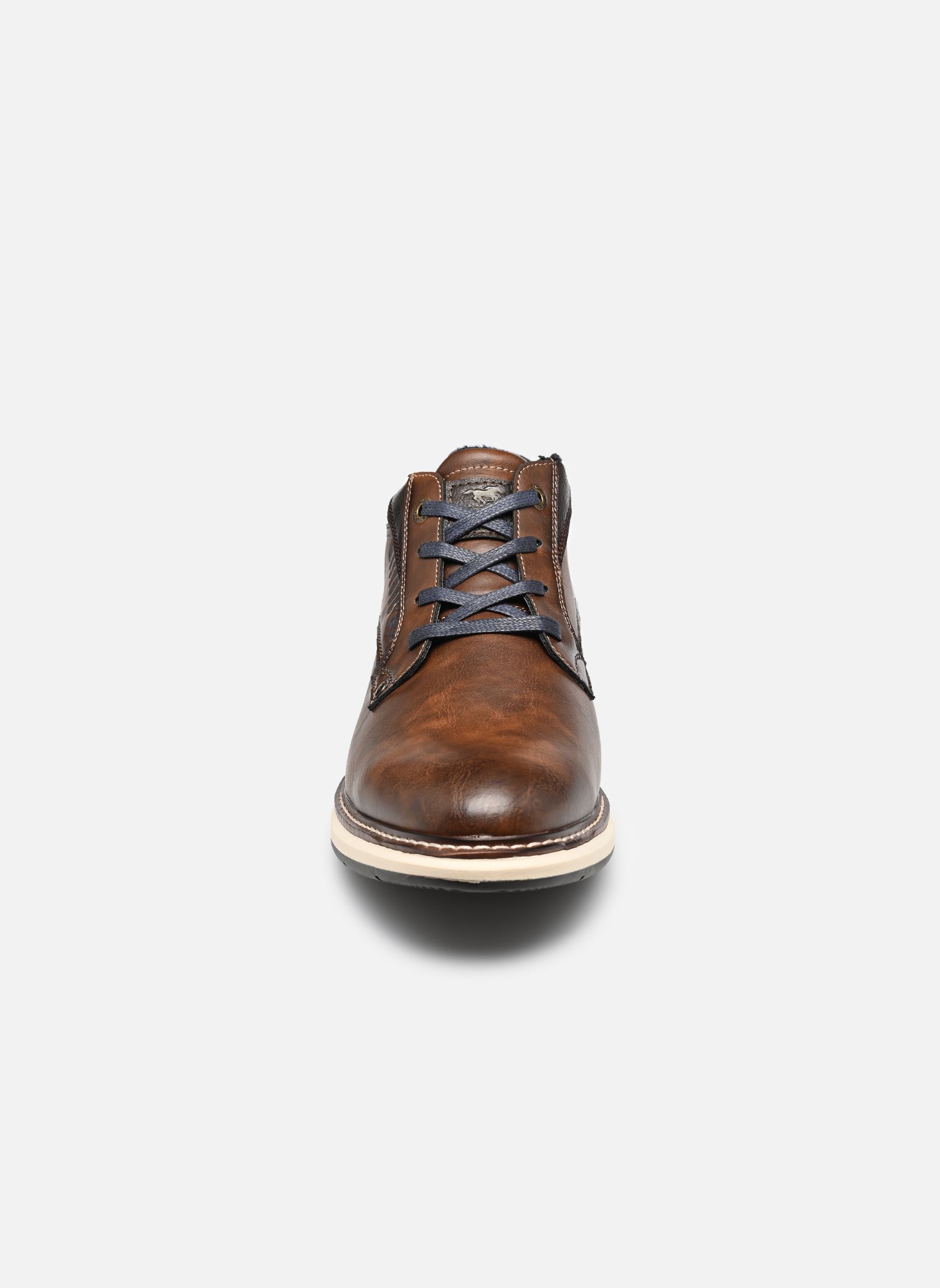 Veterlaarsjes 15M0141003 heren bruin Mustang shoes Veterlaarsjes 15M0141003 heren bruin Cognac