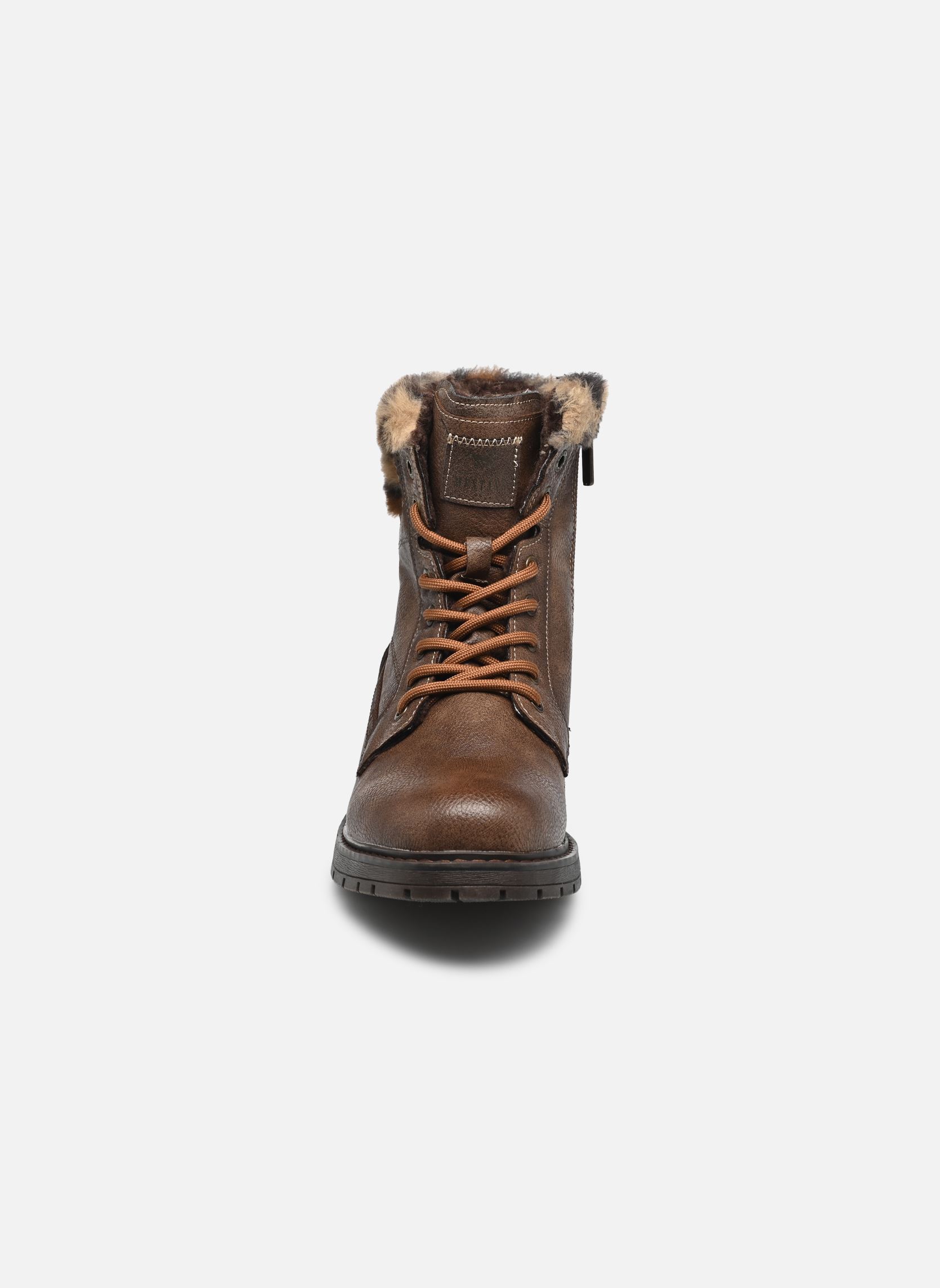 Bottines à lacets 15M0022005 femme marron Mustang shoes Bottines à lacets 15M0022005 femme marron MOKKA