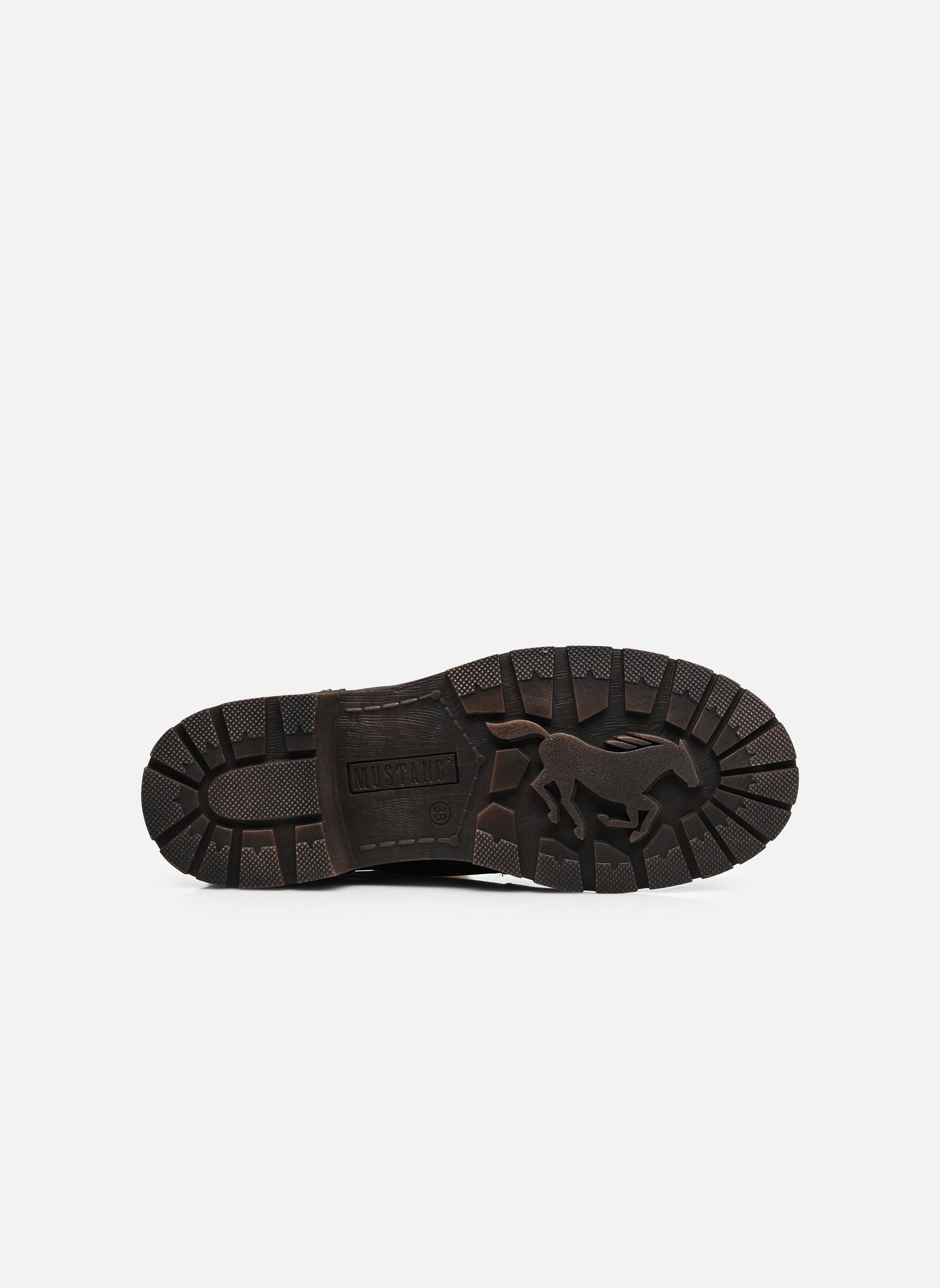 Veterlaarsjes 15M0022005 dames zwart Mustang shoes Veterlaarsjes 15M0022005 dames zwart BLACK