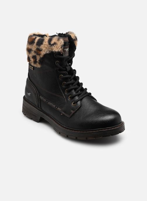 Mustang shoes Bottines à lacets 15M0022005 femme noir