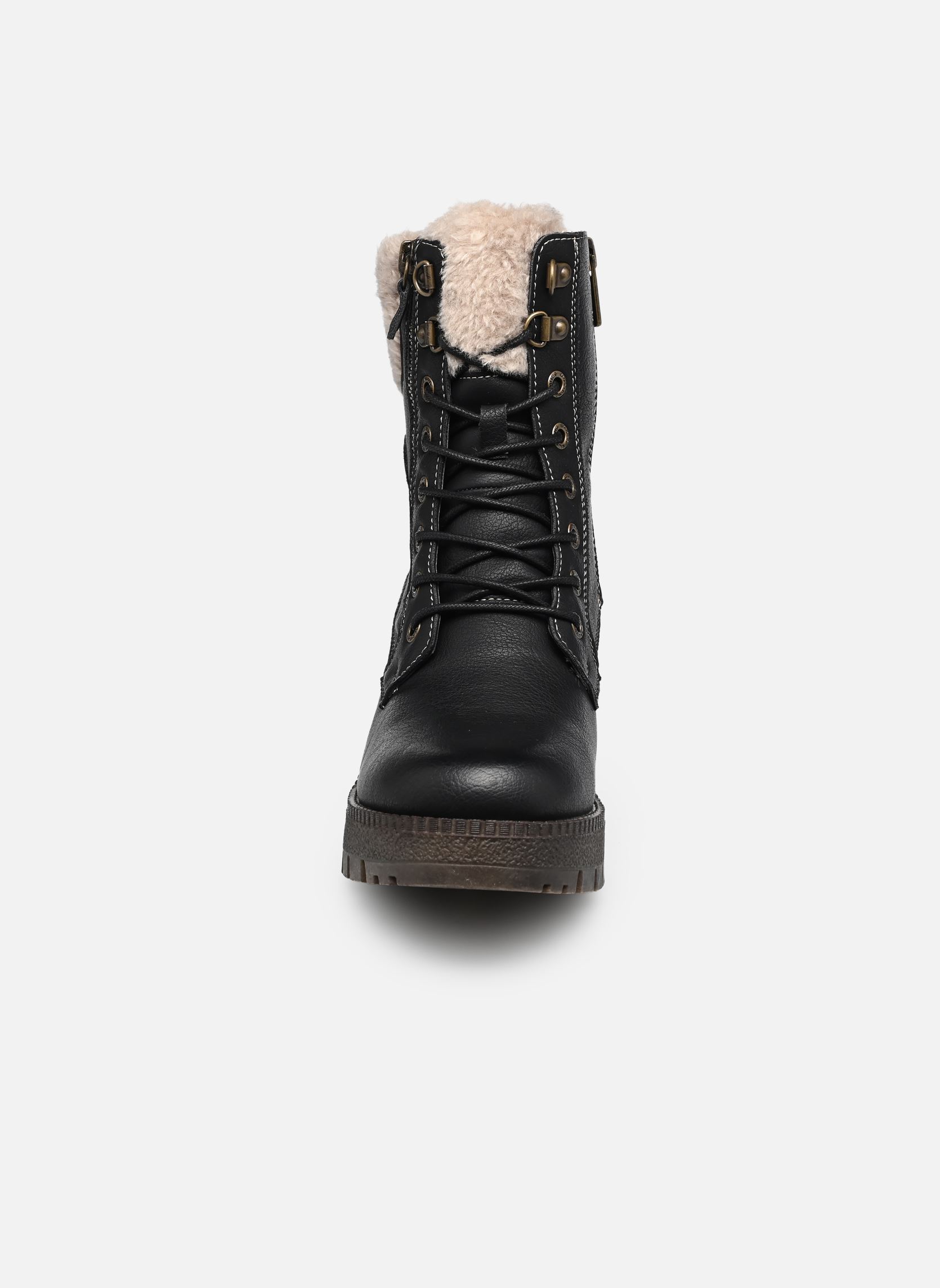 Veterlaarsjes 15M0032002 dames zwart Mustang shoes Veterlaarsjes 15M0032002 dames zwart Black