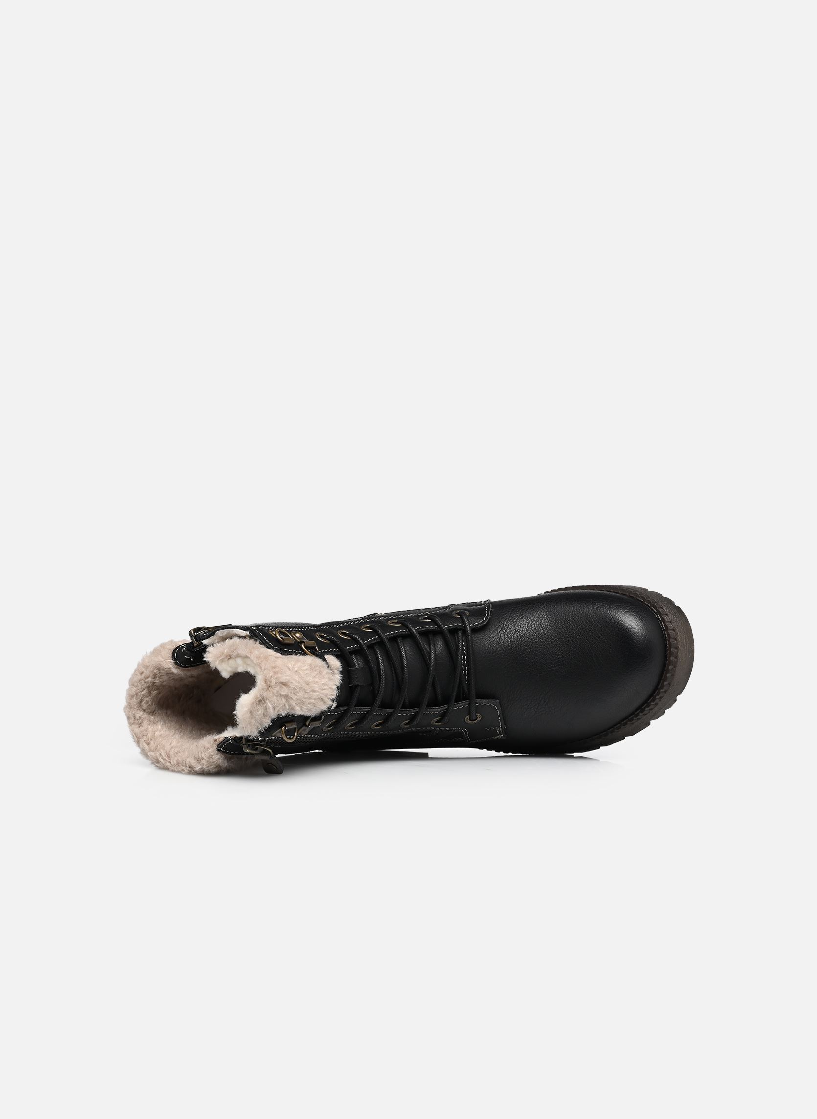 Veterlaarsjes 15M0032002 dames zwart Mustang shoes Veterlaarsjes 15M0032002 dames zwart Black