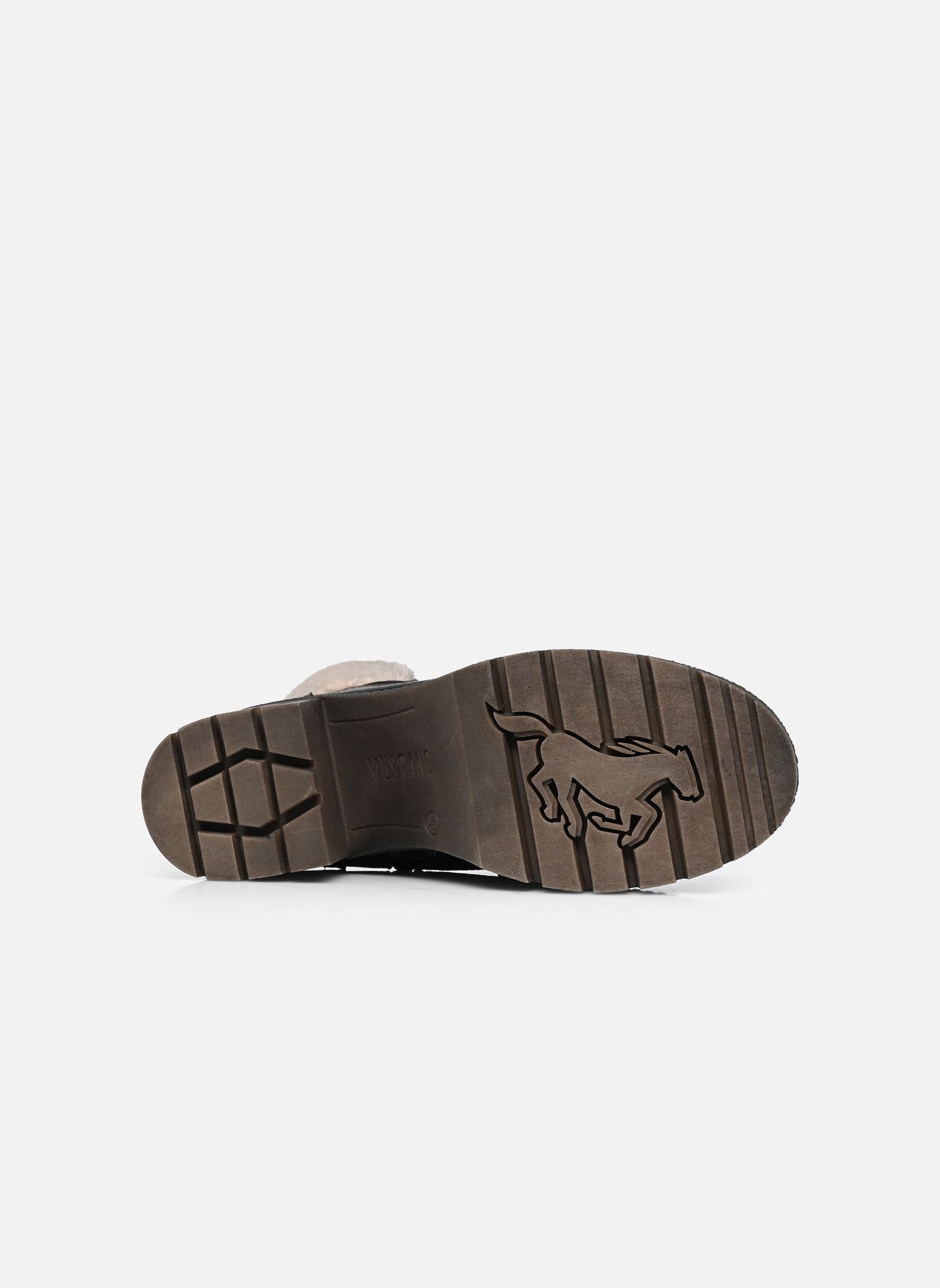 Veterlaarsjes 15M0032002 dames zwart Mustang shoes Veterlaarsjes 15M0032002 dames zwart Black