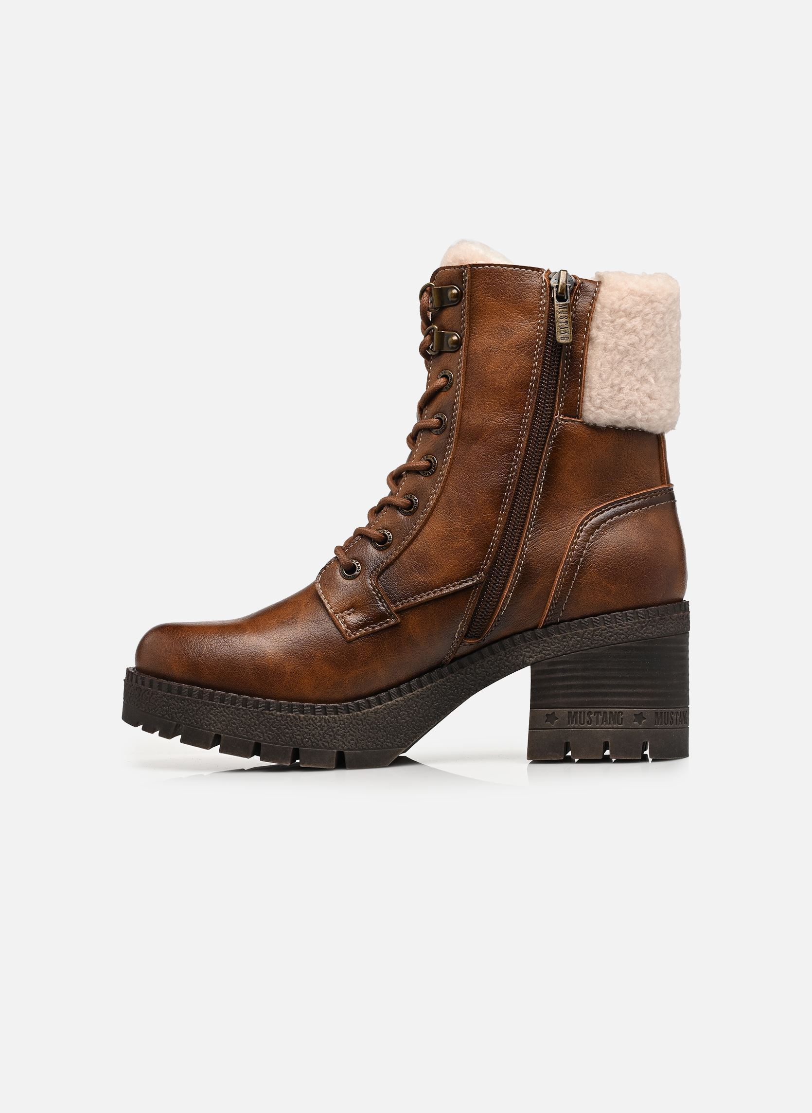 Geschnürte Stiefeletten 15M0032002 damen braun Mustang shoes Geschnürte Stiefeletten 15M0032002 damen braun Brown