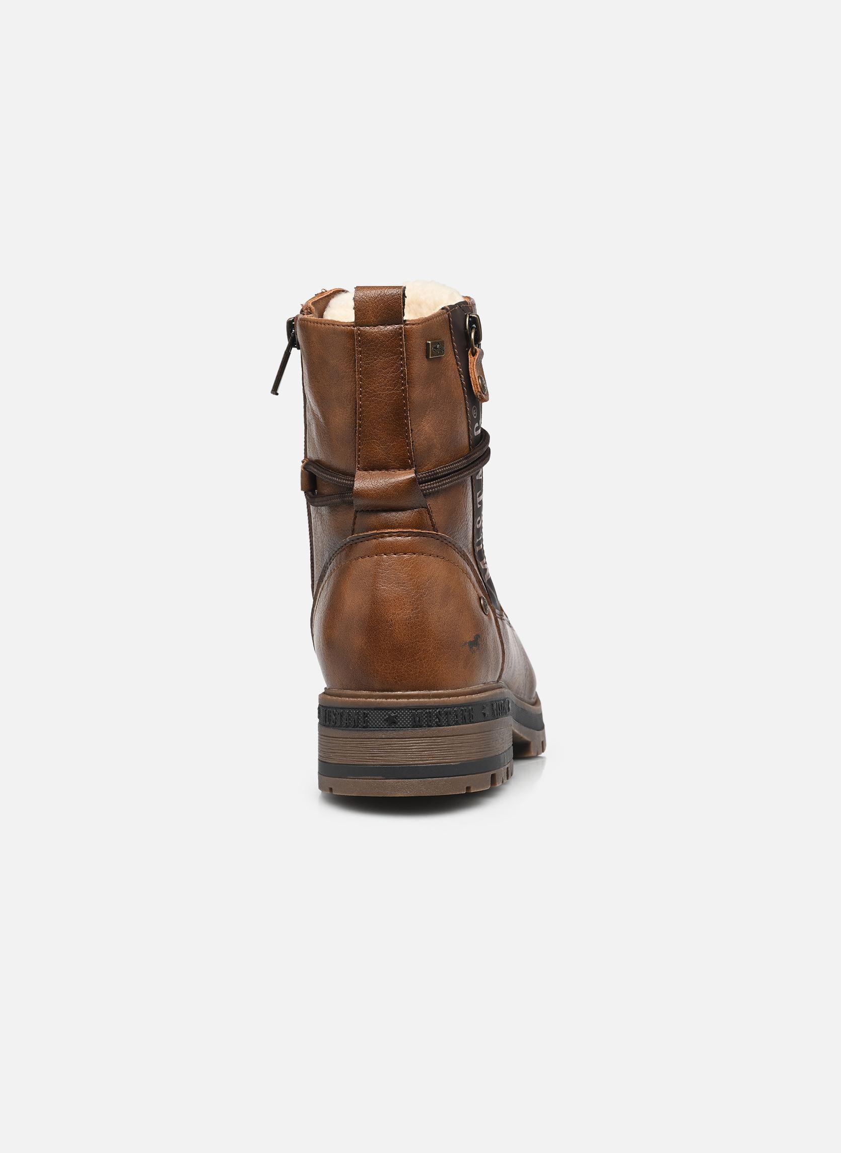 Bottines à lacets 15M0042003 femme marron Mustang shoes Bottines à lacets 15M0042003 femme marron BROWN