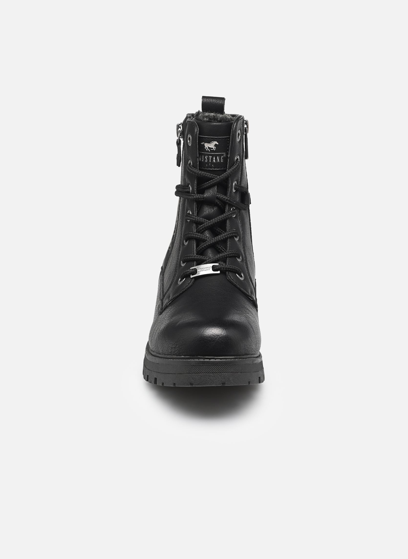 Geschnürte Stiefeletten 15M0042003 damen schwarz Mustang shoes Geschnürte Stiefeletten 15M0042003 damen schwarz BLACK