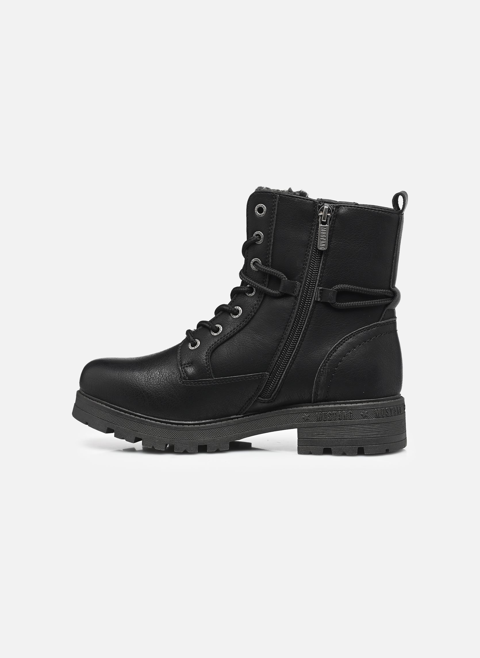 Geschnürte Stiefeletten 15M0042003 damen schwarz Mustang shoes Geschnürte Stiefeletten 15M0042003 damen schwarz BLACK