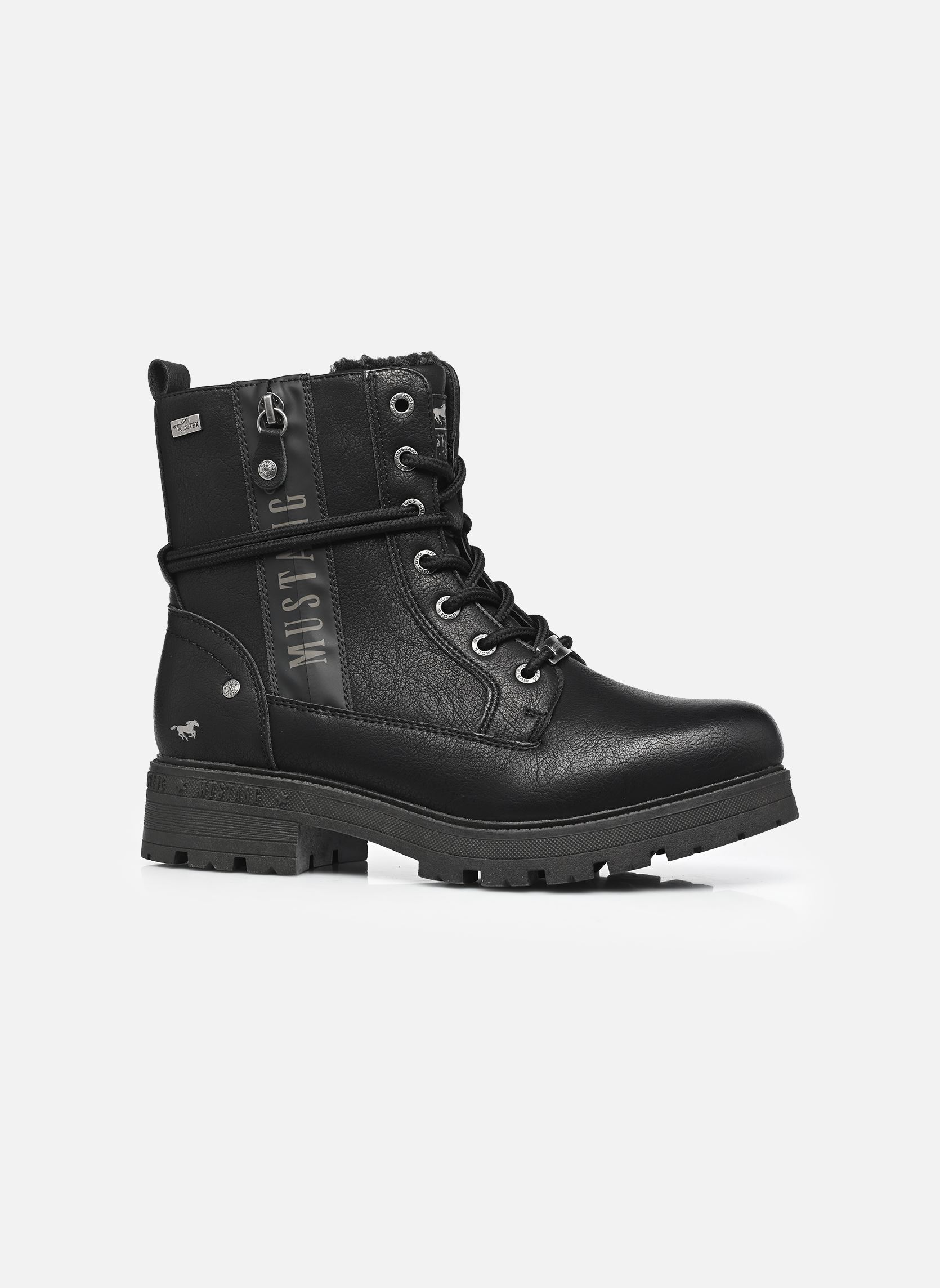 Geschnürte Stiefeletten 15M0042003 damen schwarz Mustang shoes Geschnürte Stiefeletten 15M0042003 damen schwarz BLACK