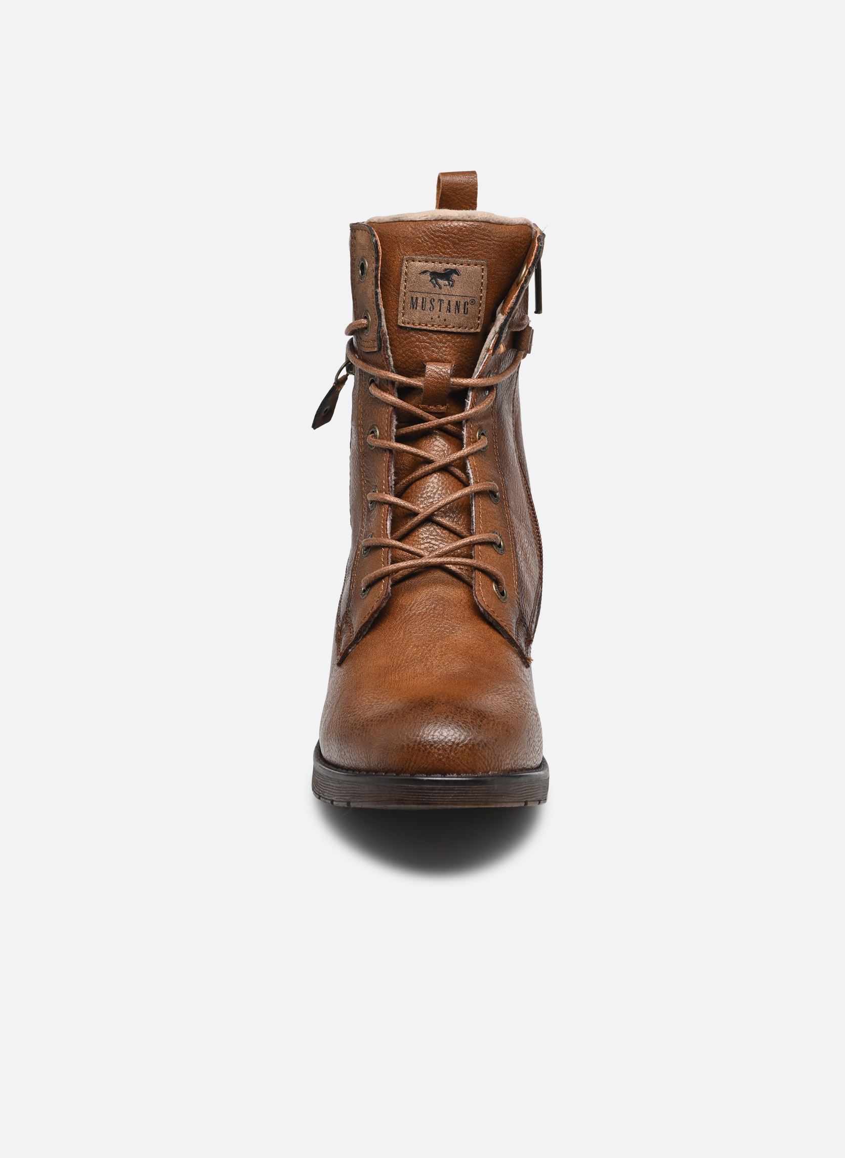 Bottines à lacets 15M0052001 femme marron Mustang shoes Bottines à lacets 15M0052001 femme marron COGNAC