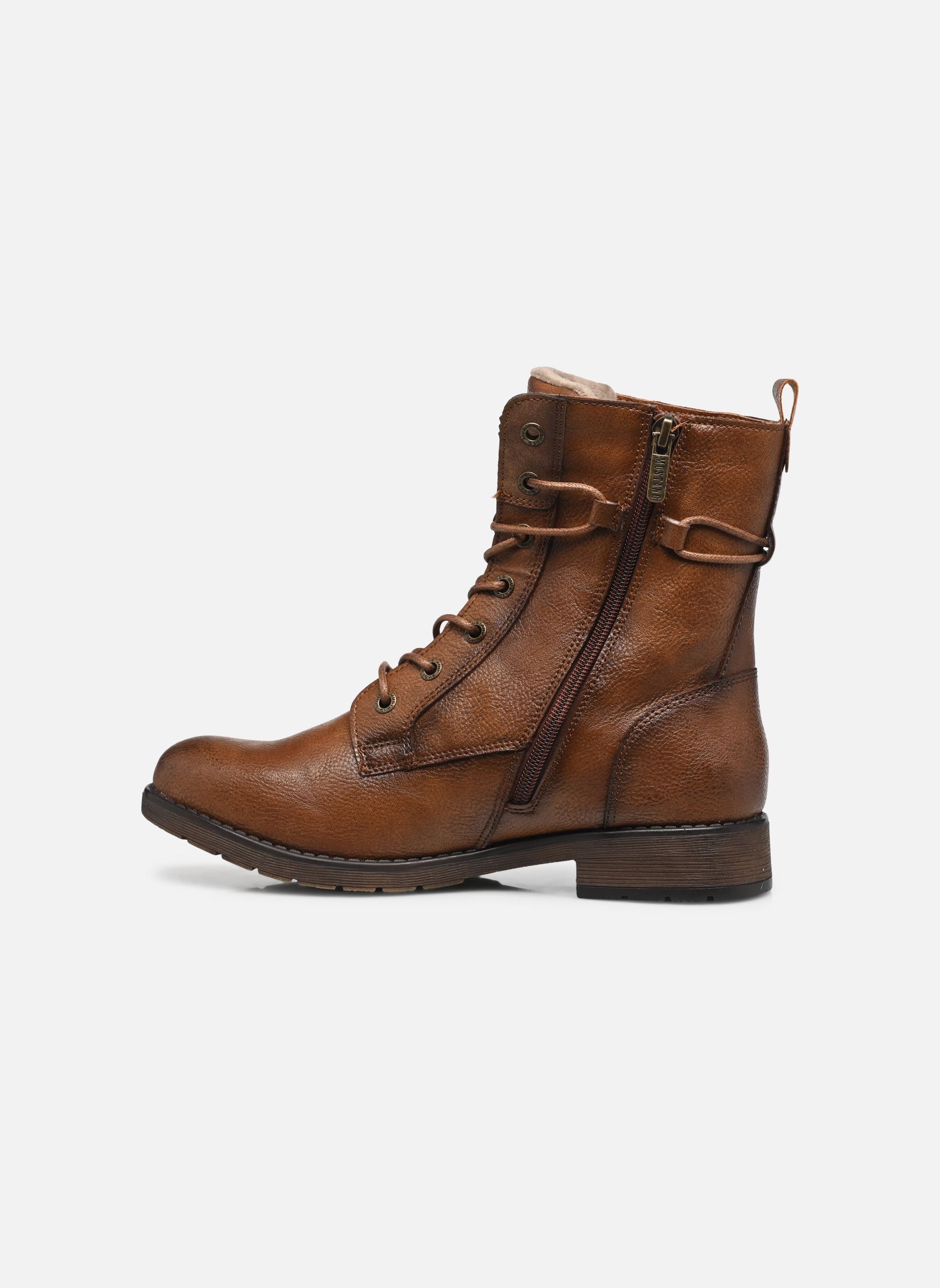 Bottines à lacets 15M0052001 femme marron Mustang shoes Bottines à lacets 15M0052001 femme marron COGNAC