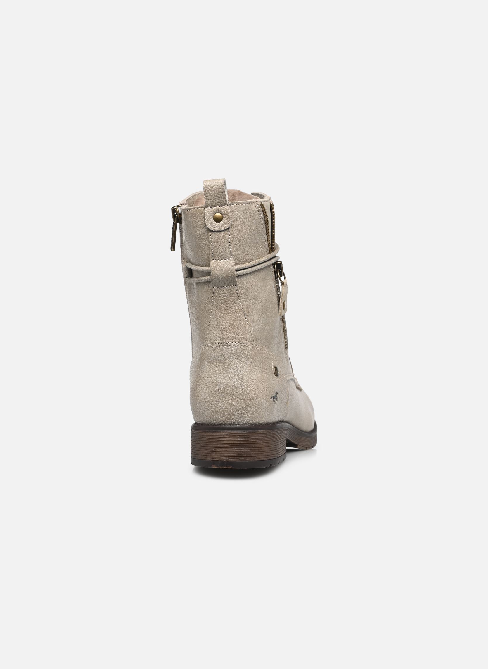 Geschnürte Stiefeletten 15M0052001 damen weiß Mustang shoes Geschnürte Stiefeletten 15M0052001 damen weiß OFFWHITE