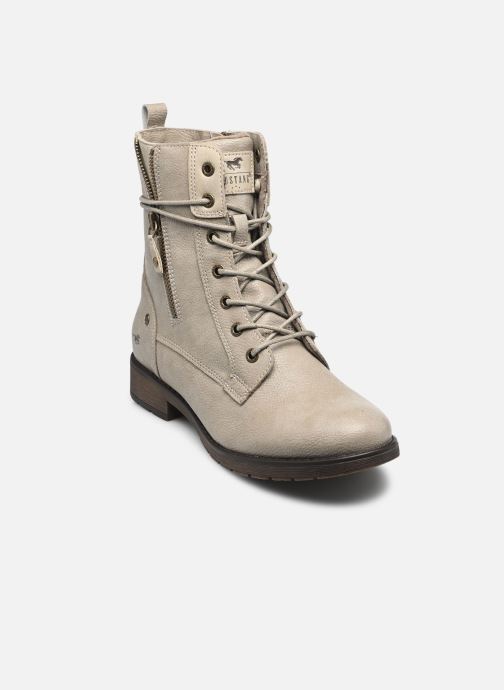 Mustang shoes Bottines à lacets 15M0052001 femme blanc