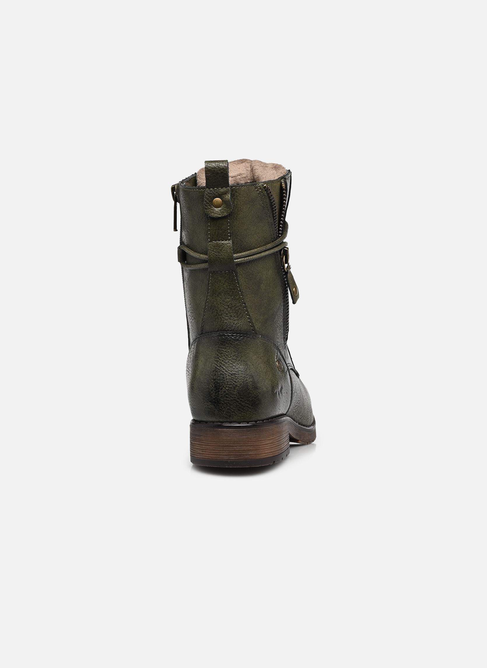 Geschnürte Stiefeletten 15M0052001 damen grün Mustang shoes Geschnürte Stiefeletten 15M0052001 damen grün KHAKI