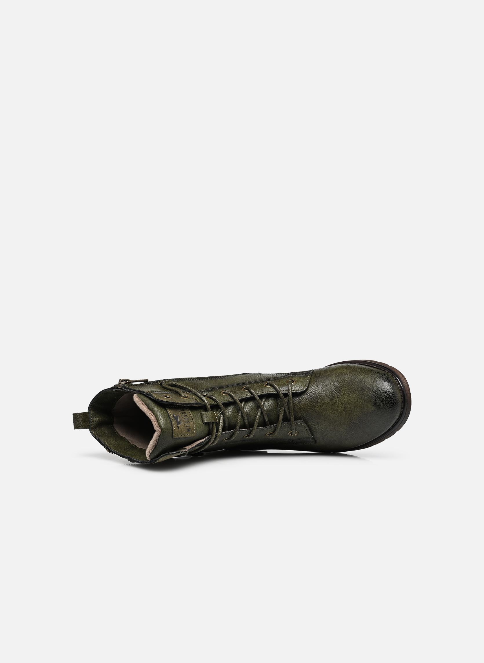 Geschnürte Stiefeletten 15M0052001 damen grün Mustang shoes Geschnürte Stiefeletten 15M0052001 damen grün KHAKI