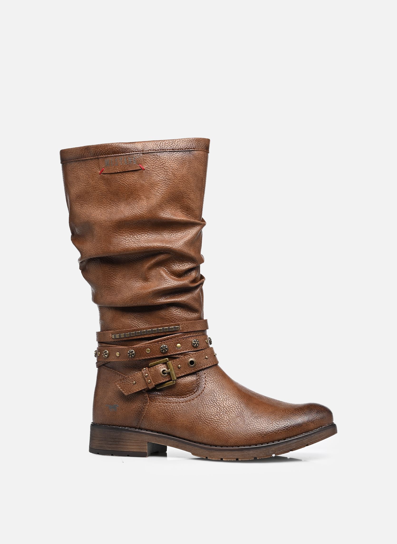 Laarzen 15M0052003 dames bruin Mustang shoes Laarzen 15M0052003 dames bruin Cognac