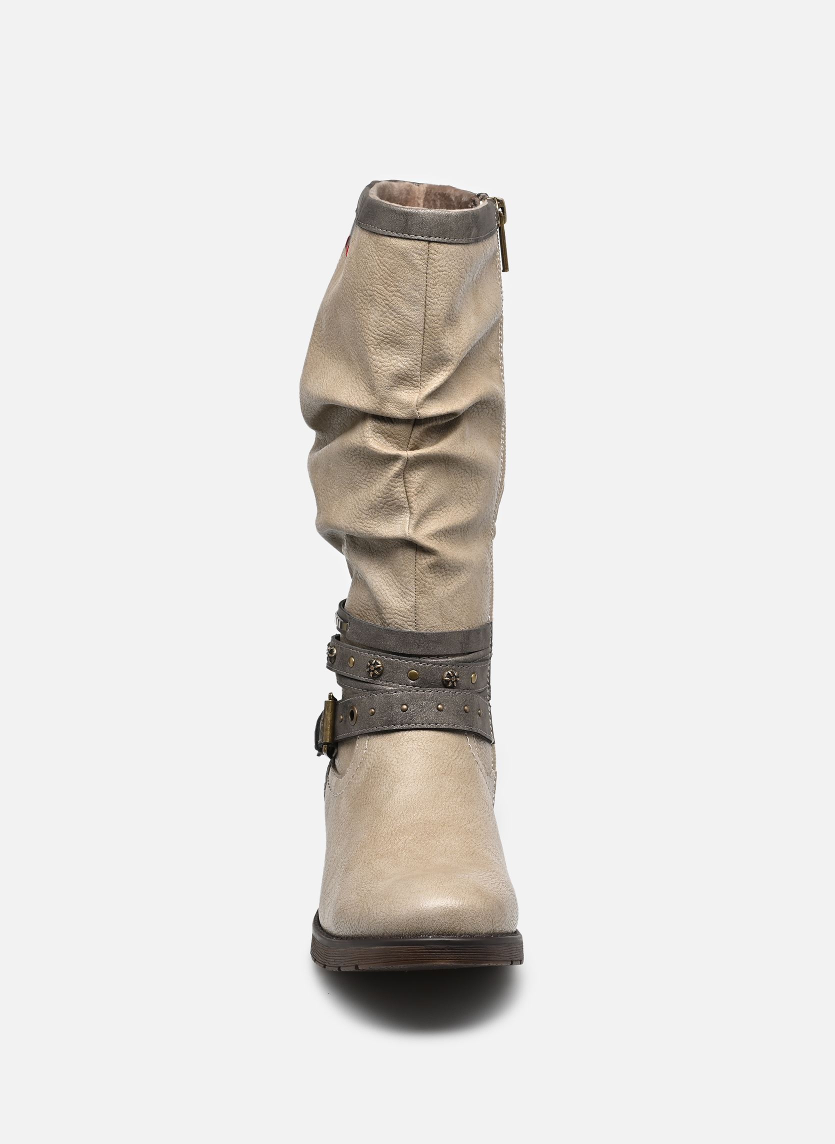 Bottes 15M0052004 femme gris Mustang shoes Bottes 15M0052004 femme gris Offwhite