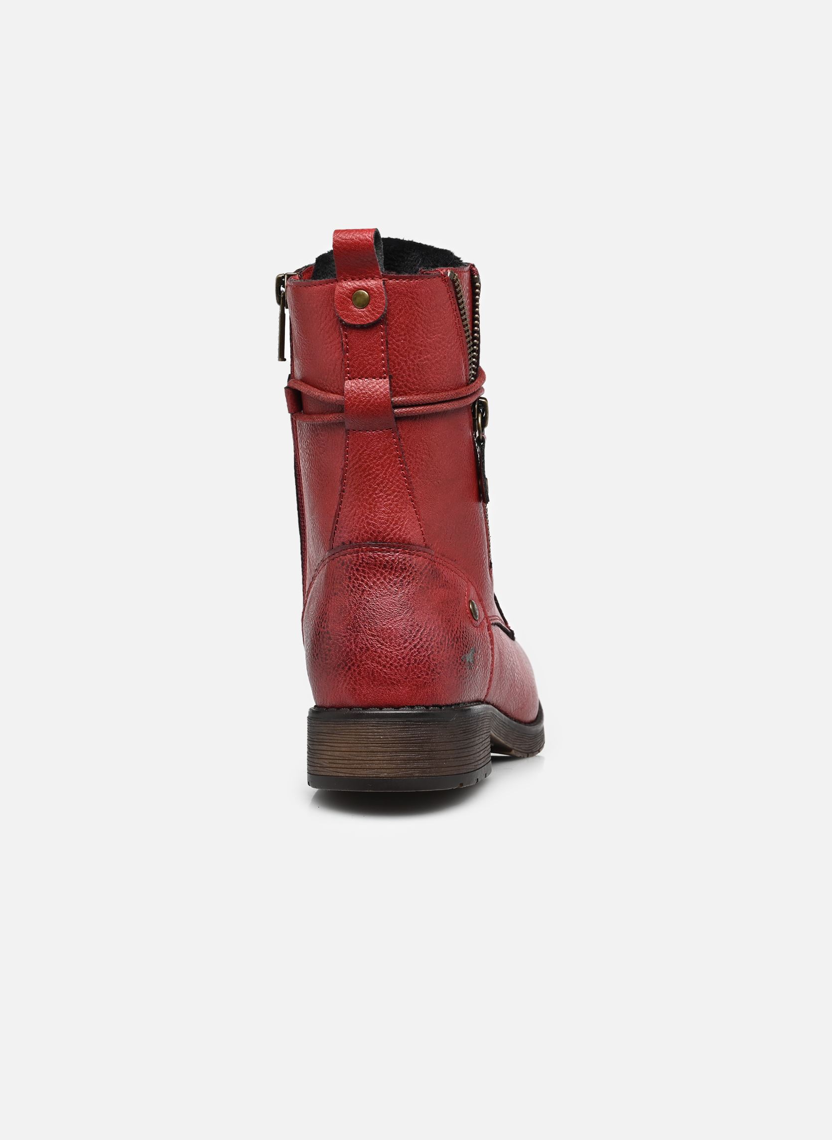 Bottines à lacets 15M0052008 femme rouge Mustang shoes Bottines à lacets 15M0052008 femme rouge RED