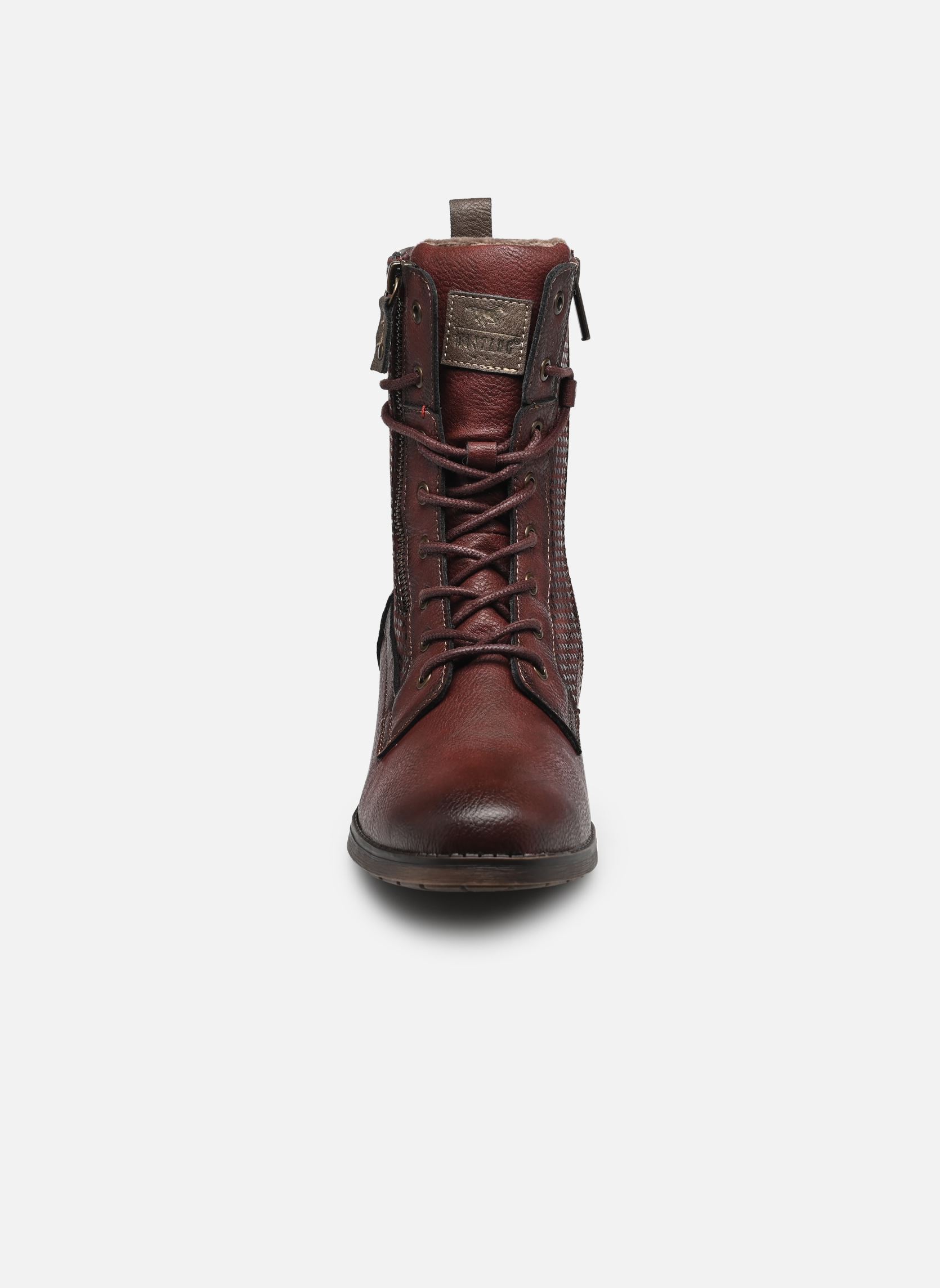 Geschnürte Stiefeletten 15M0062001 damen bordeaux Mustang shoes Geschnürte Stiefeletten 15M0062001 damen bordeaux Bordo