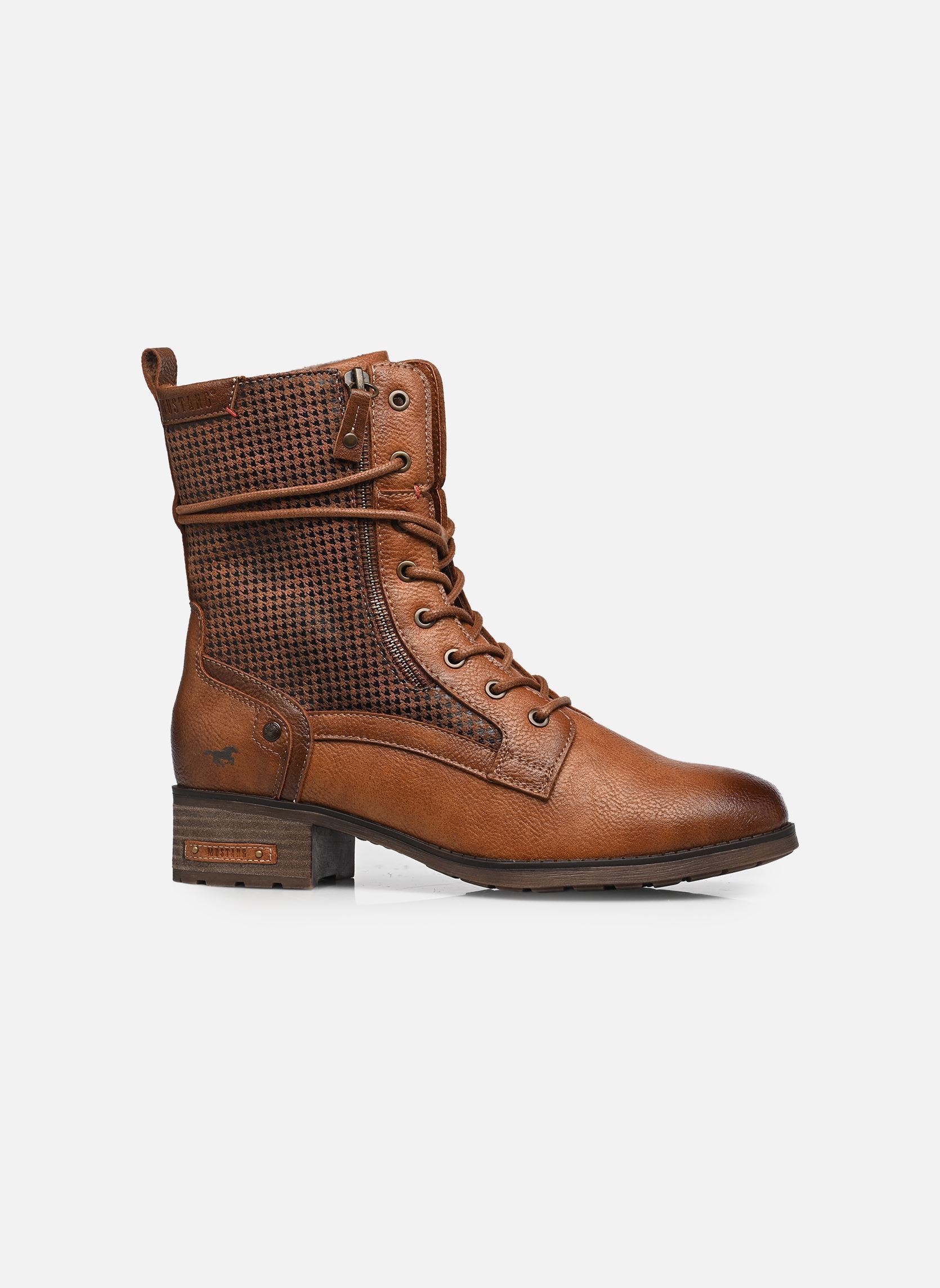 Geschnürte Stiefeletten 15M0062001 damen braun Mustang shoes Geschnürte Stiefeletten 15M0062001 damen braun Cognac