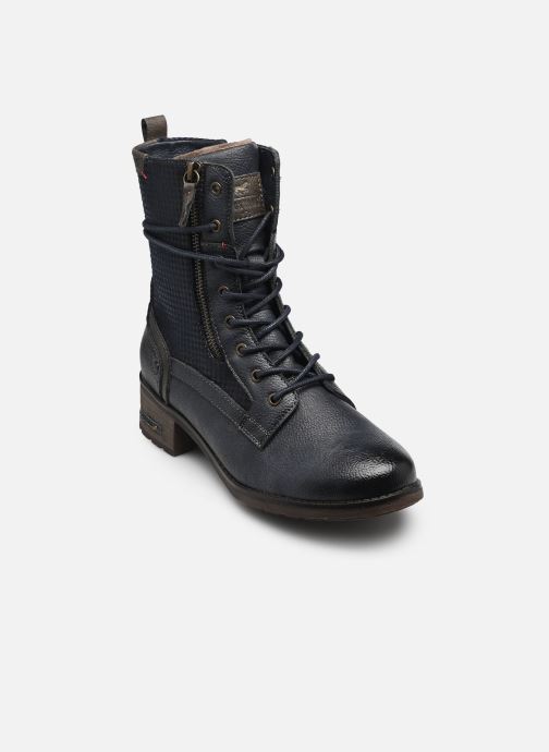 Mustang shoes Bottines à lacets 15M0062001 femme bleu