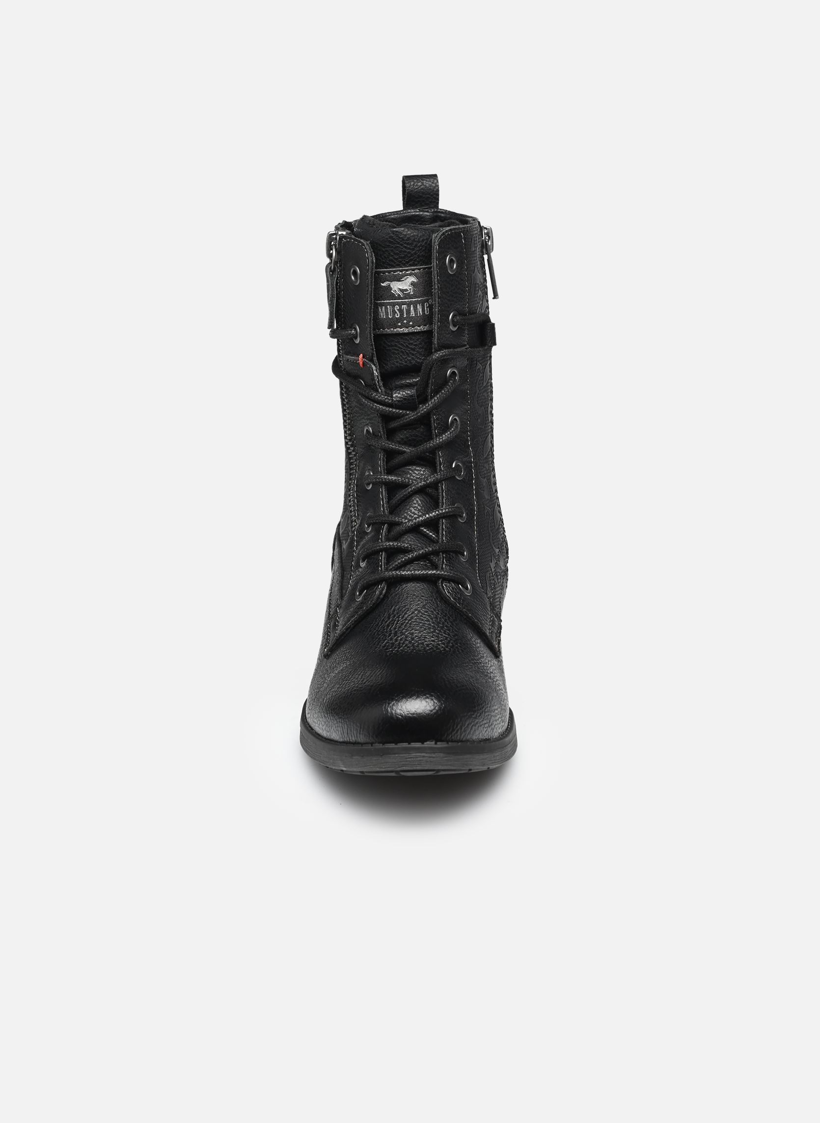 Bottines à lacets 15M0062002 femme noir Mustang shoes Bottines à lacets 15M0062002 femme noir BLACK