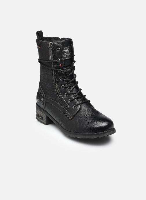 Mustang shoes Veterlaarsjes 15M0062002 dames zwart