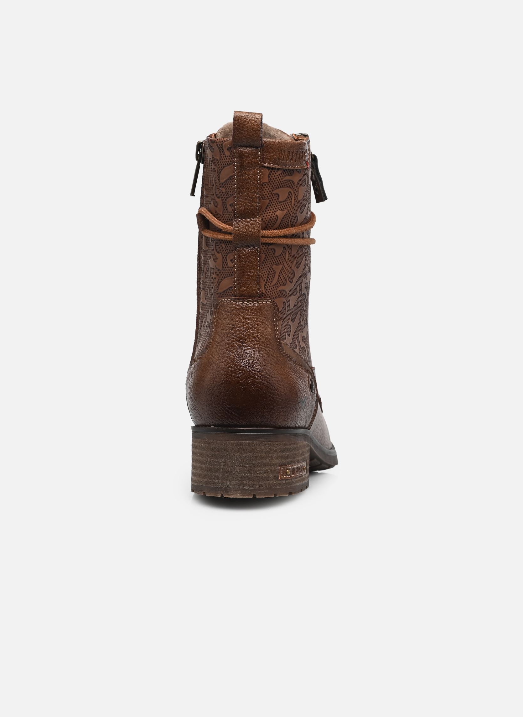 Veterlaarsjes 15M0062002 dames bruin Mustang shoes Veterlaarsjes 15M0062002 dames bruin COGNAC
