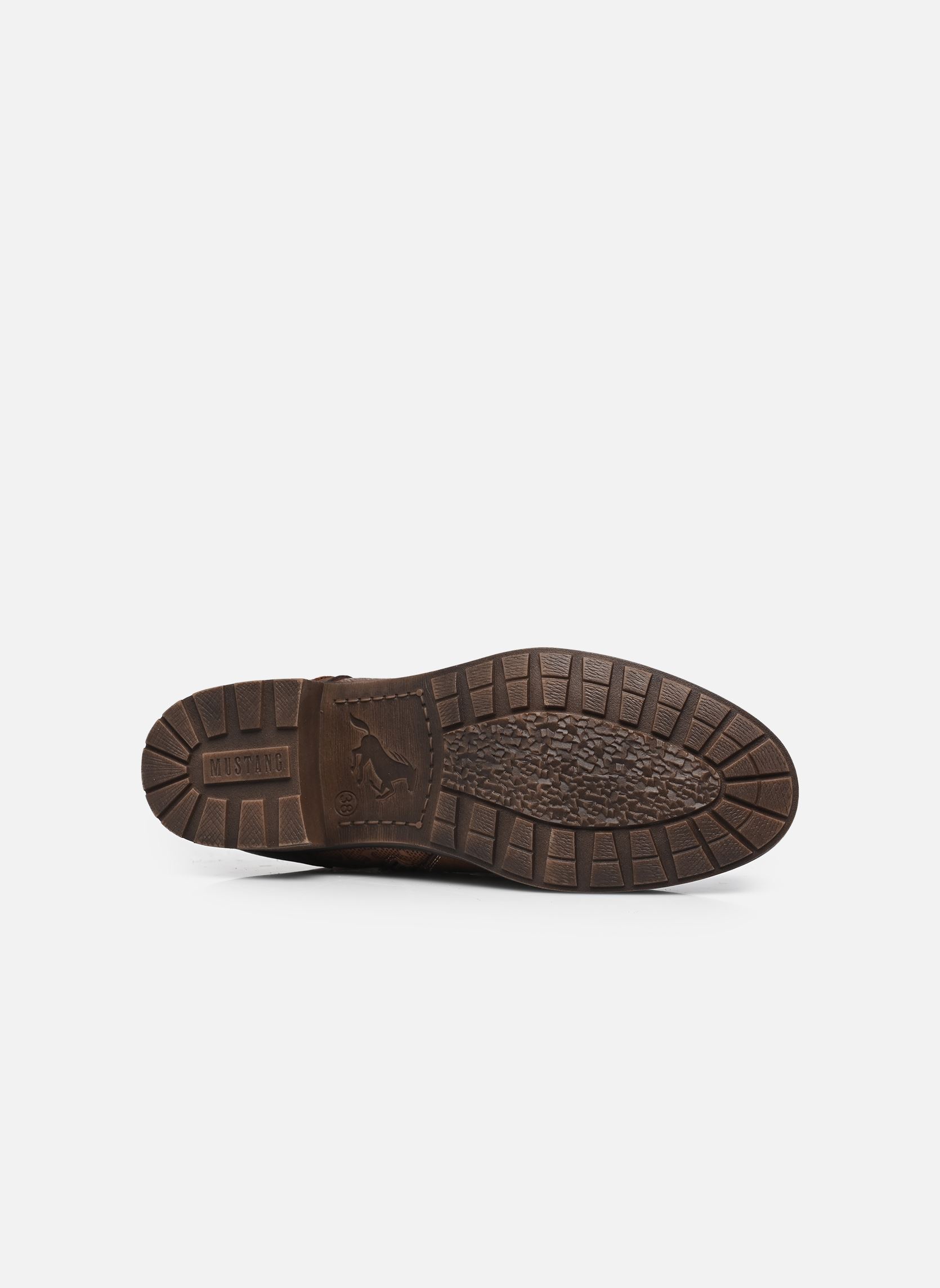 Veterlaarsjes 15M0062002 dames bruin Mustang shoes Veterlaarsjes 15M0062002 dames bruin COGNAC