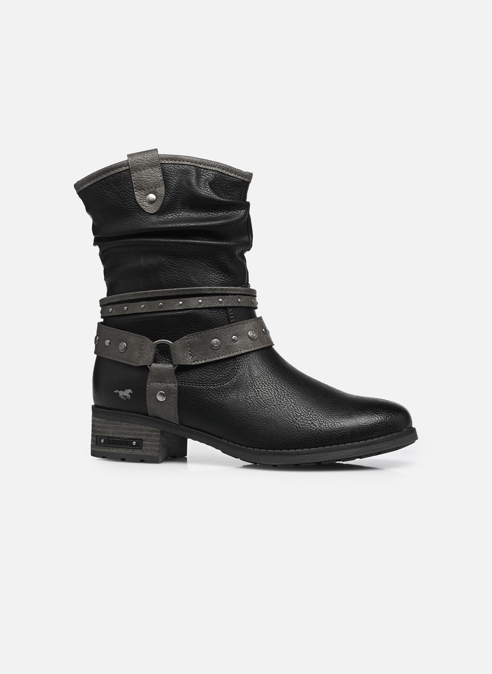 Stiefeletten und Stiefel 15M0062003 damen schwarz Mustang shoes Stiefeletten und Stiefel 15M0062003 damen schwarz BLACK