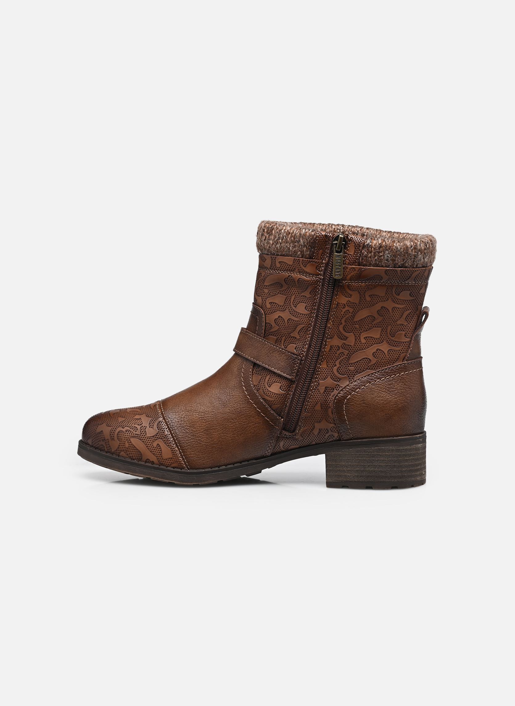 Bottines et boots 15M0062005 femme marron Mustang shoes Bottines et boots 15M0062005 femme marron Cognac