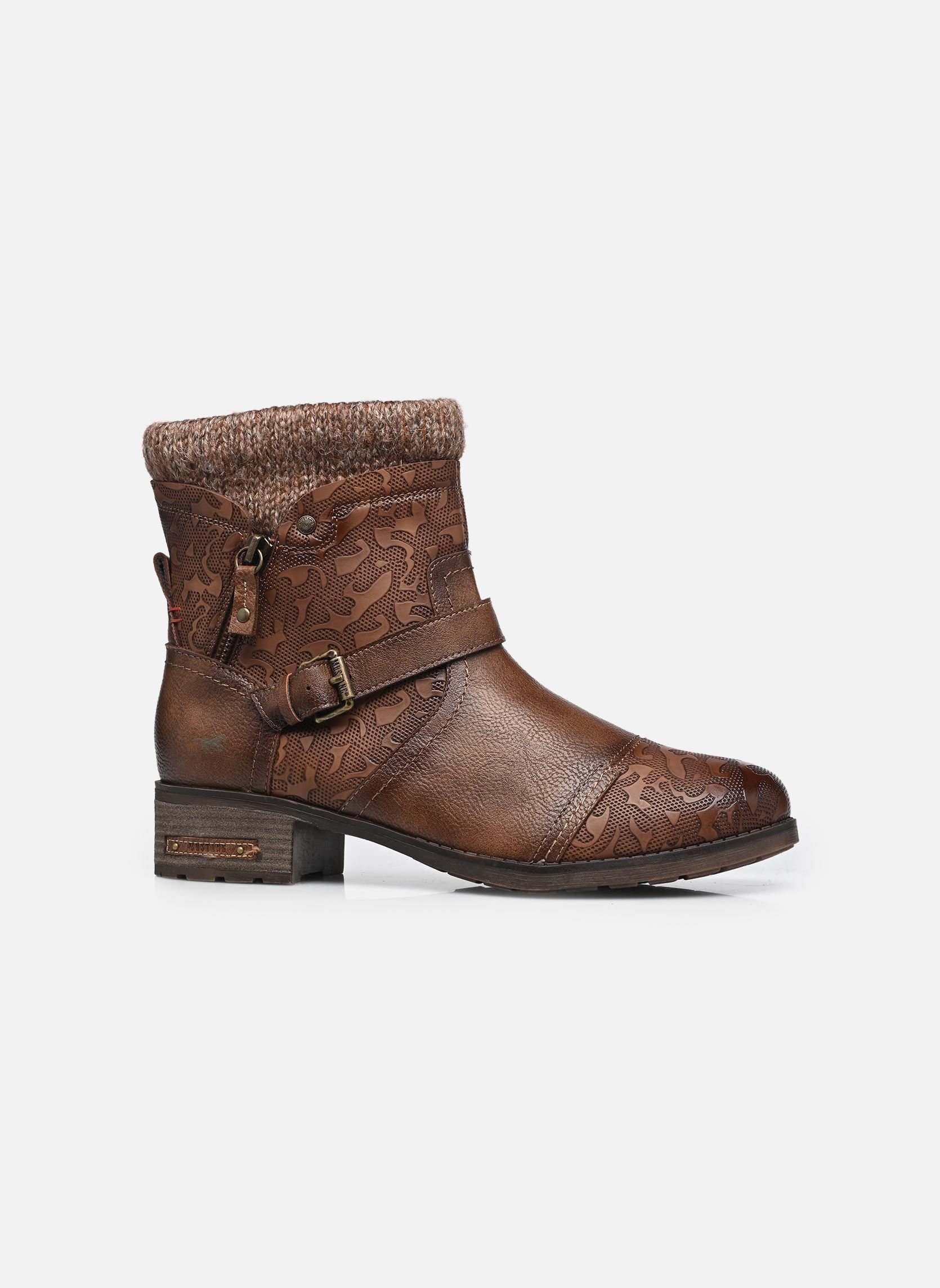 Bottines et boots 15M0062005 femme marron Mustang shoes Bottines et boots 15M0062005 femme marron Cognac
