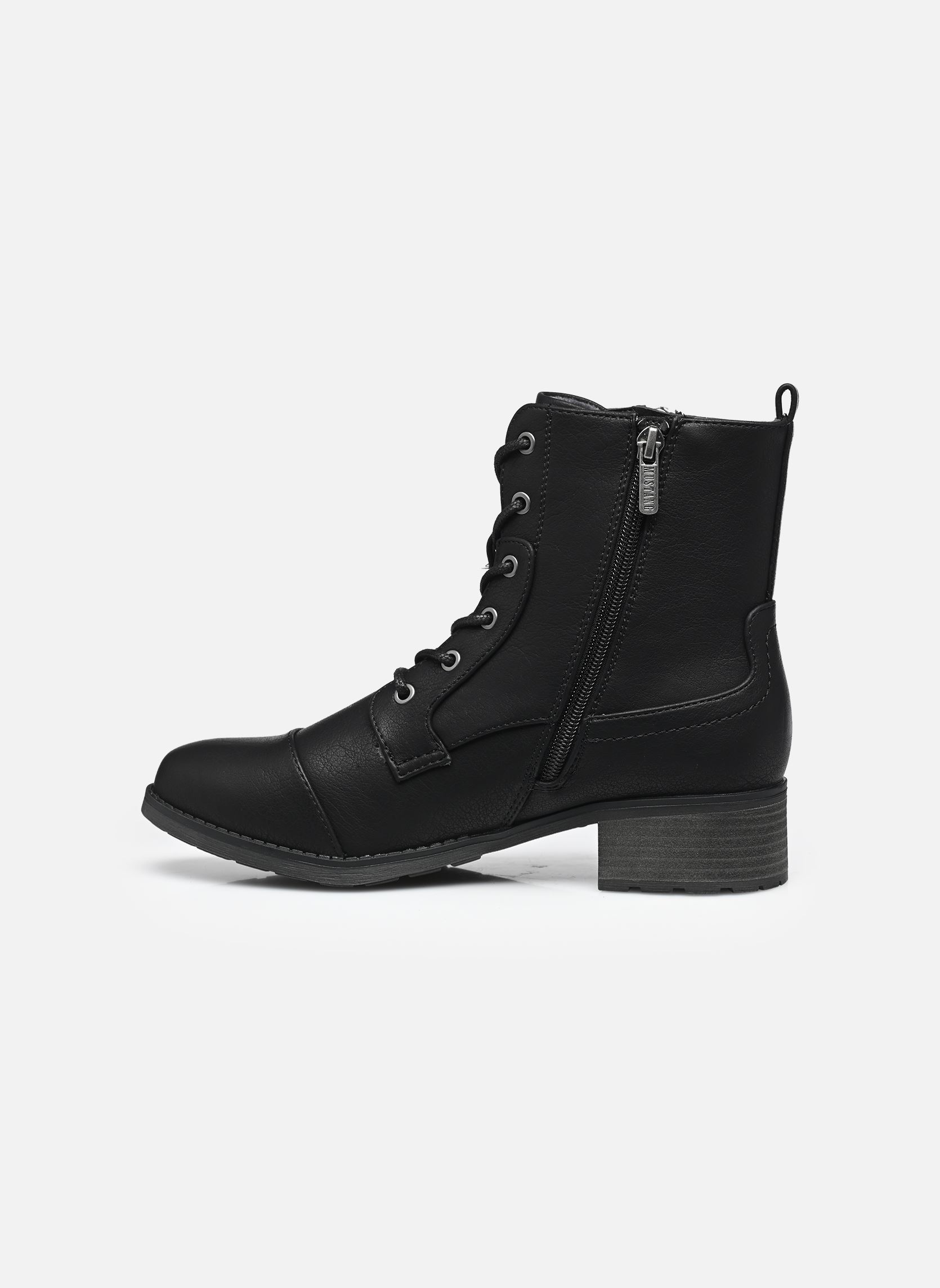 Botines con cordones 15M0062011 mujer negro Mustang shoes Botines con cordones 15M0062011 mujer negro Black