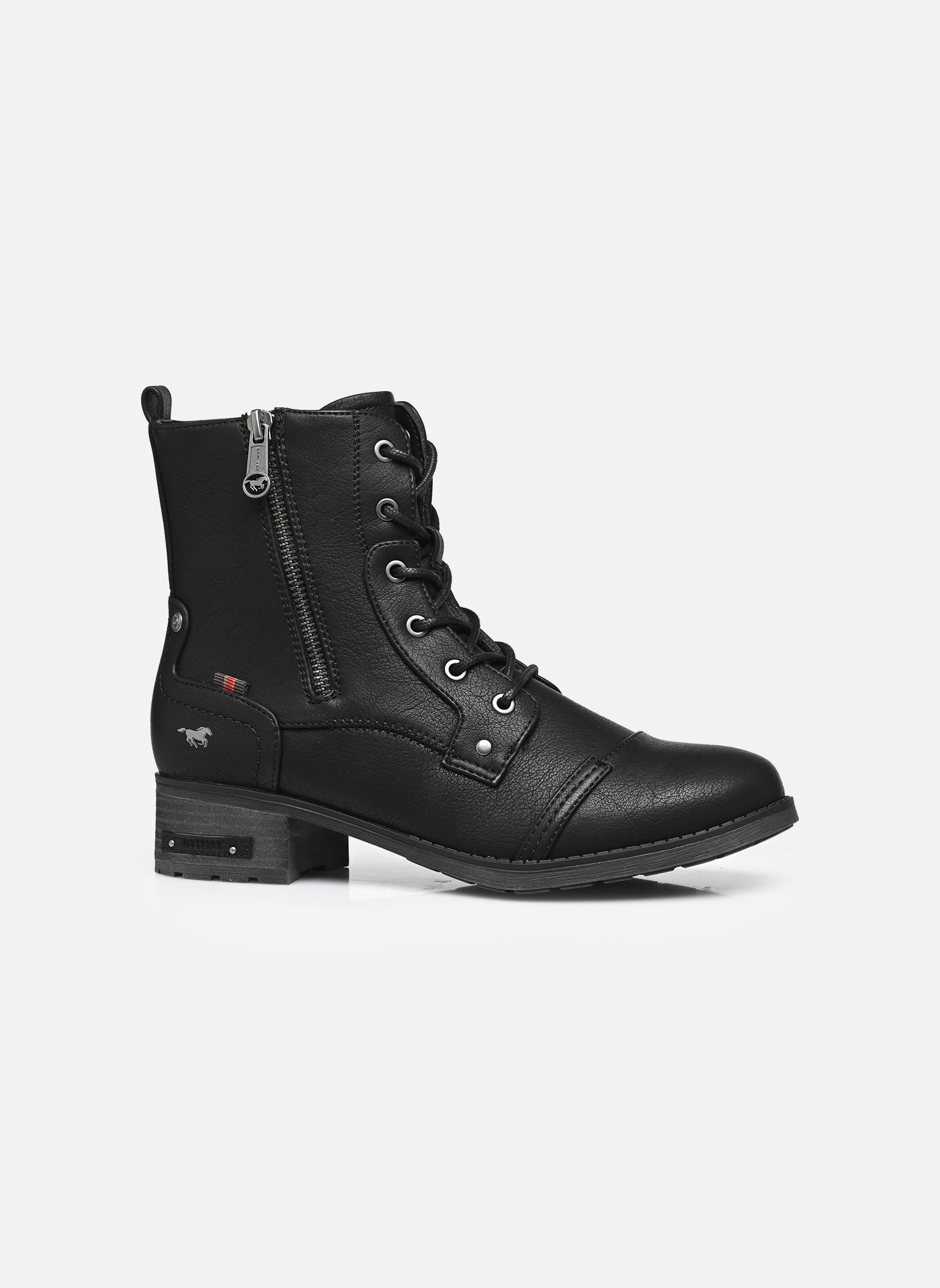 Botines con cordones 15M0062011 mujer negro Mustang shoes Botines con cordones 15M0062011 mujer negro Black