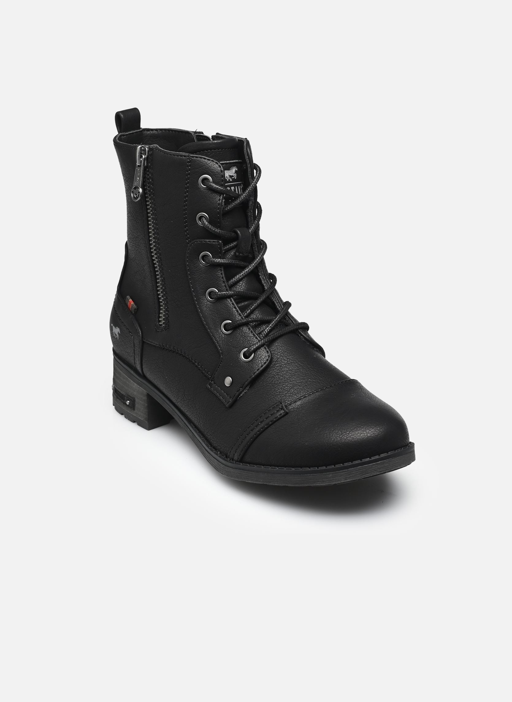 Botines con cordones 15M0062011 mujer negro Mustang shoes Botines con cordones 15M0062011 mujer negro Black
