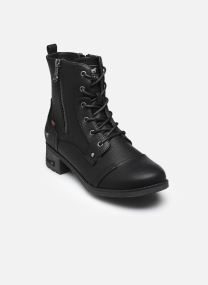 Botines con cordones 15M0062011 mujer negro