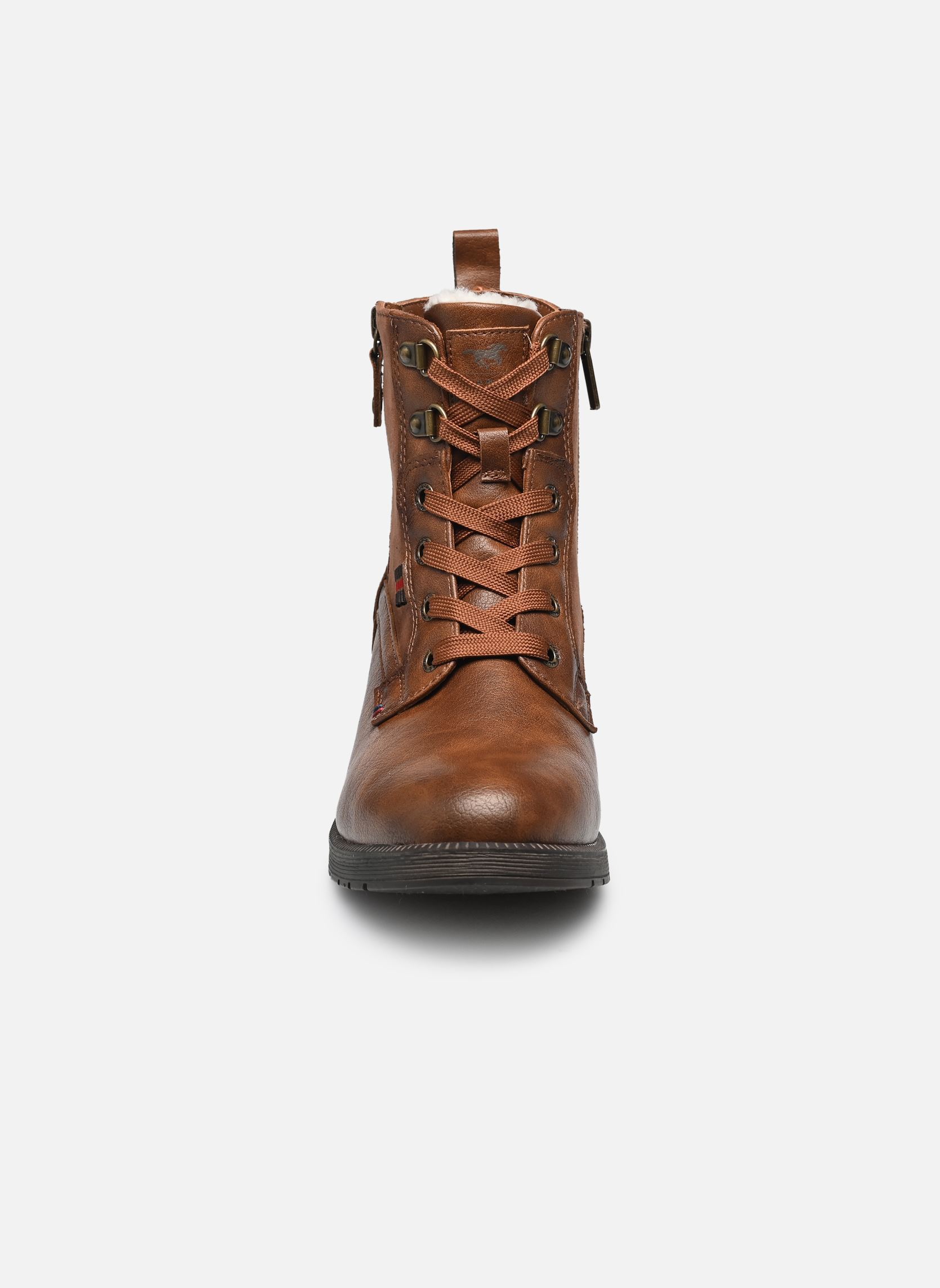 Bottines à lacets 15M0072003 femme marron Mustang shoes Bottines à lacets 15M0072003 femme marron BROWN
